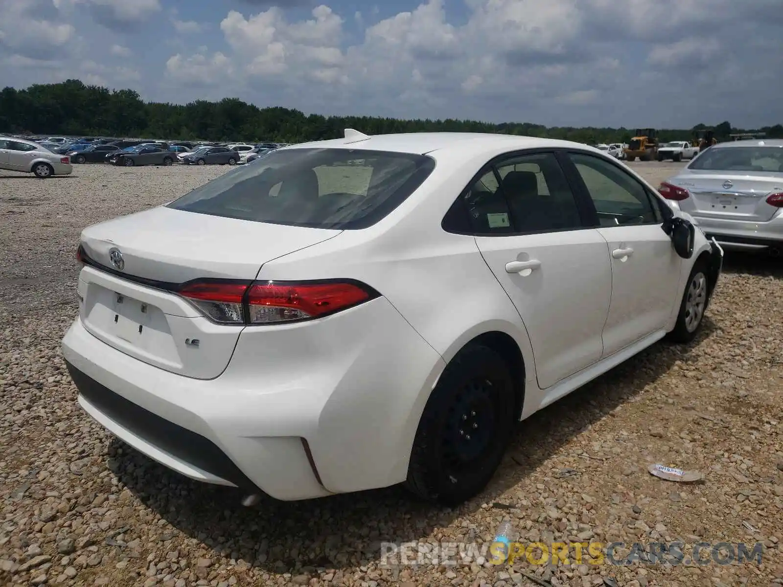 4 Photograph of a damaged car JTDEPRAE3LJ024064 TOYOTA COROLLA 2020