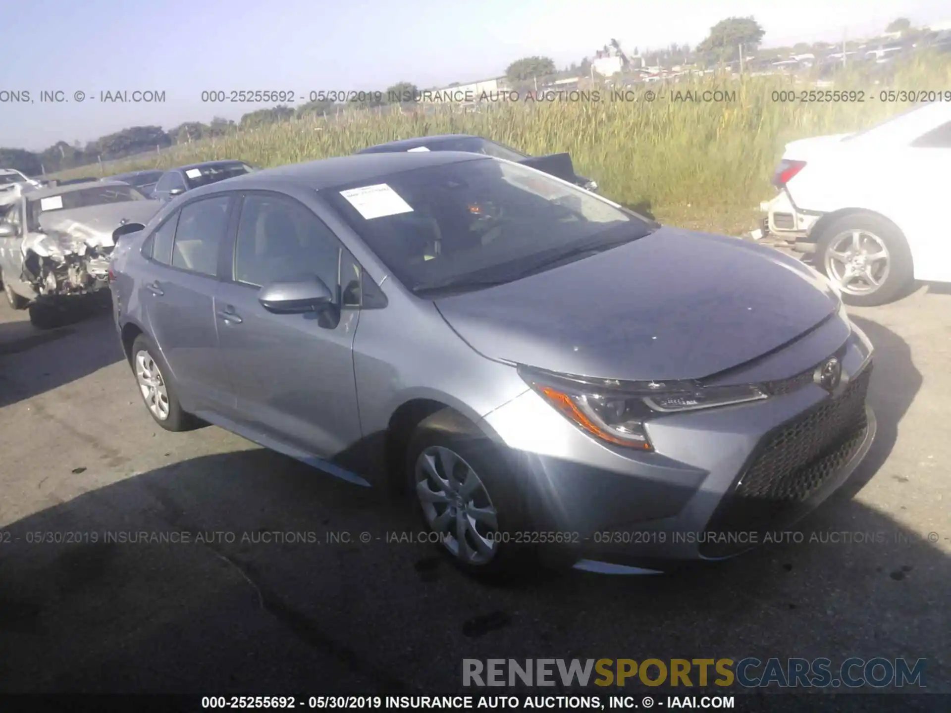 1 Photograph of a damaged car JTDEPRAE3LJ024288 TOYOTA COROLLA 2020