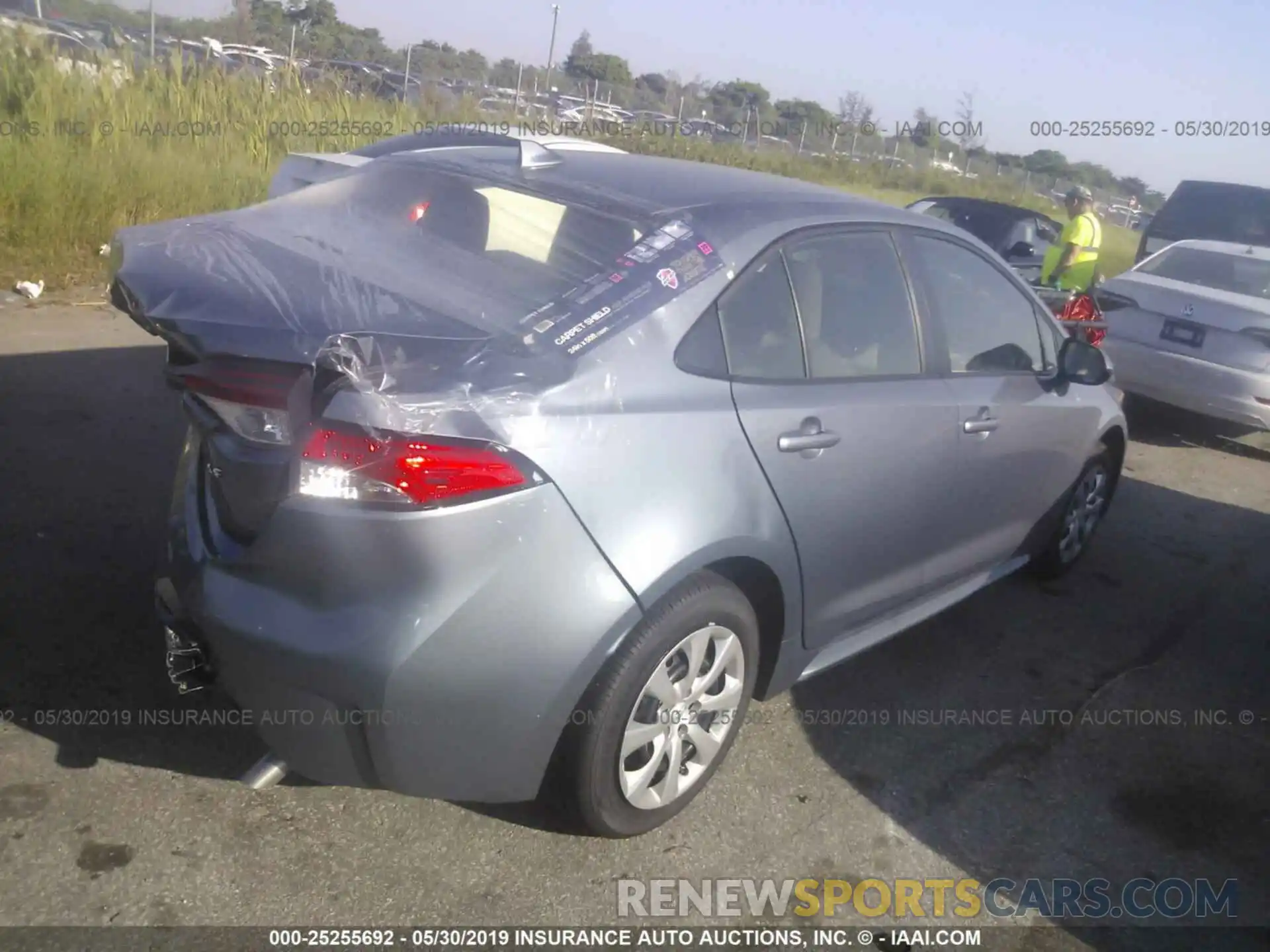 4 Photograph of a damaged car JTDEPRAE3LJ024288 TOYOTA COROLLA 2020