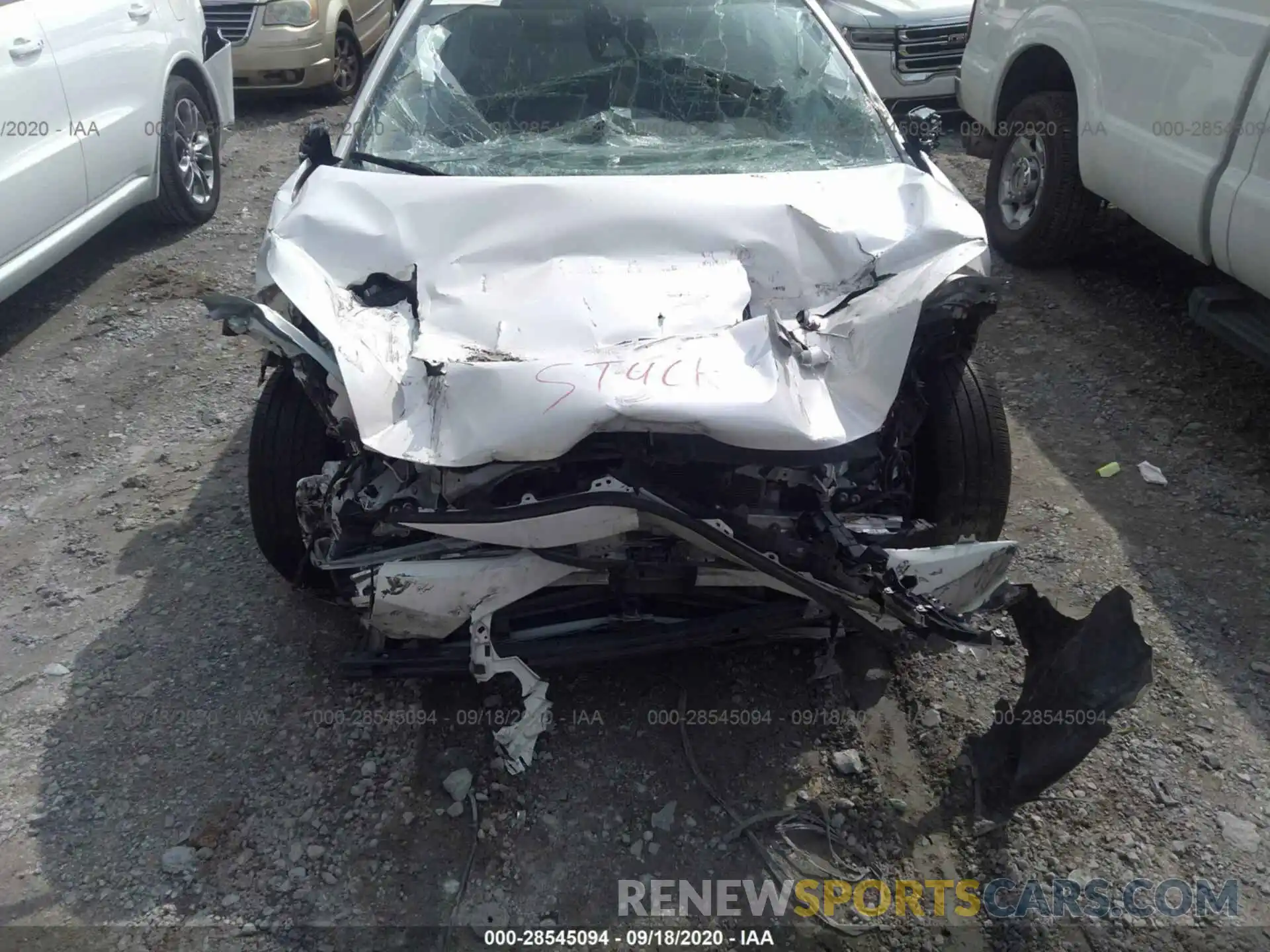10 Photograph of a damaged car JTDEPRAE3LJ024324 TOYOTA COROLLA 2020