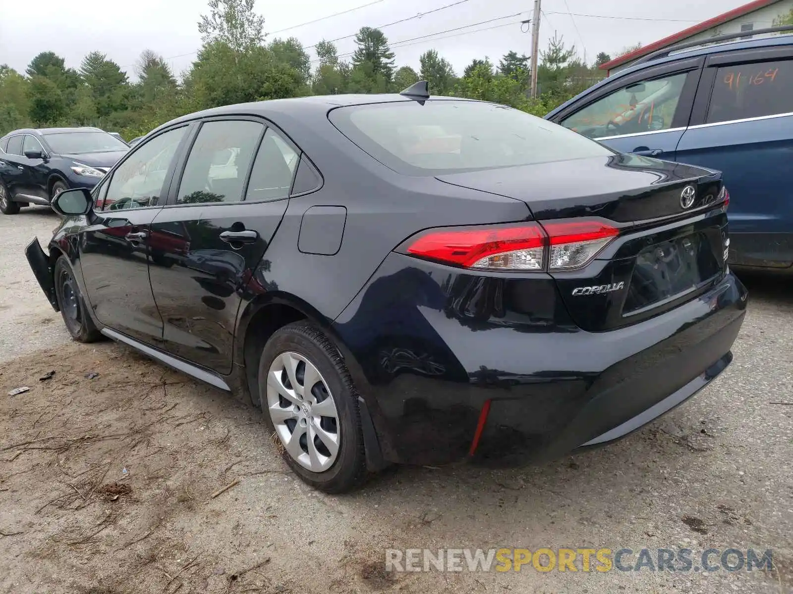 3 Photograph of a damaged car JTDEPRAE3LJ024419 TOYOTA COROLLA 2020