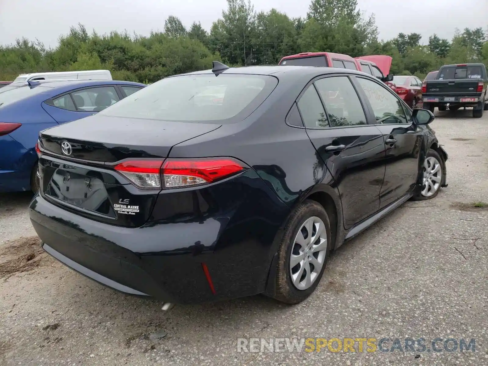 4 Photograph of a damaged car JTDEPRAE3LJ024419 TOYOTA COROLLA 2020