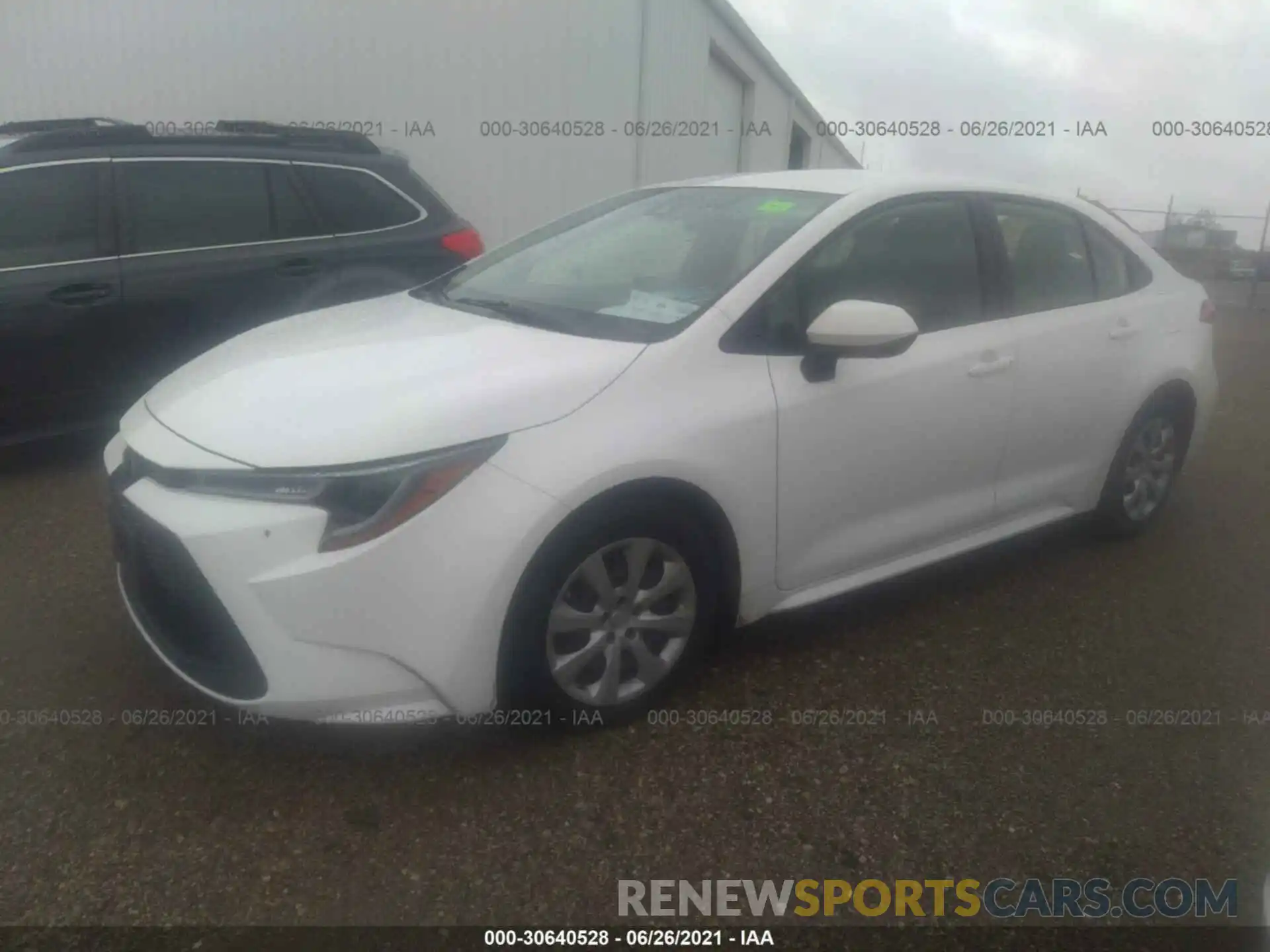 2 Photograph of a damaged car JTDEPRAE3LJ024551 TOYOTA COROLLA 2020