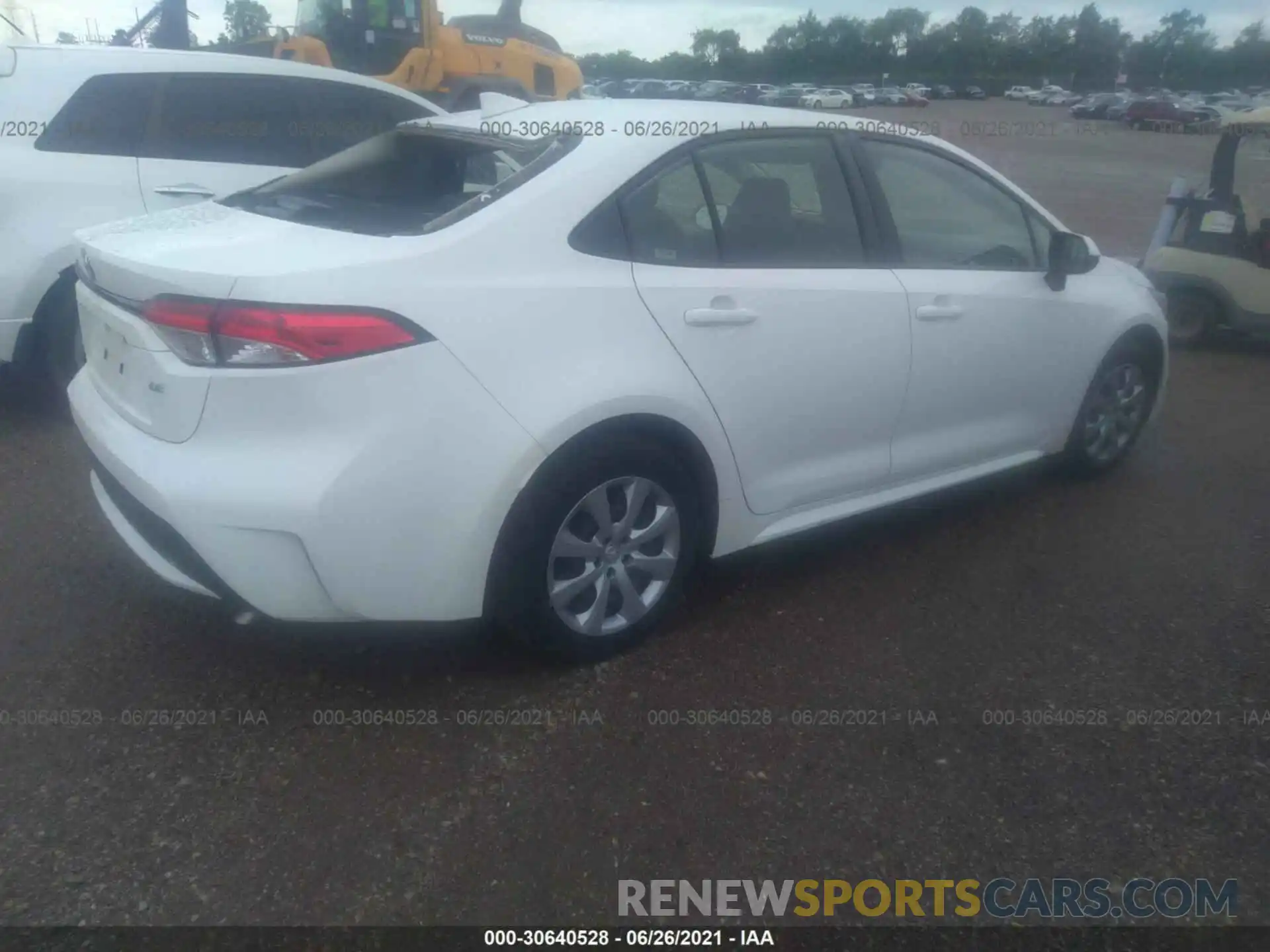 4 Photograph of a damaged car JTDEPRAE3LJ024551 TOYOTA COROLLA 2020