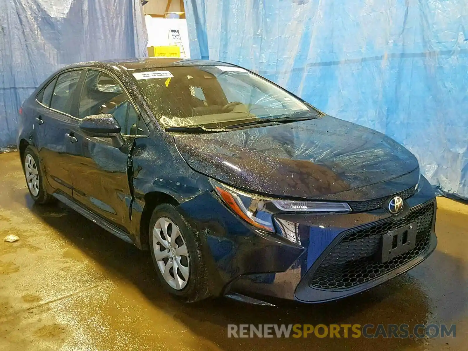 1 Photograph of a damaged car JTDEPRAE3LJ025196 TOYOTA COROLLA 2020