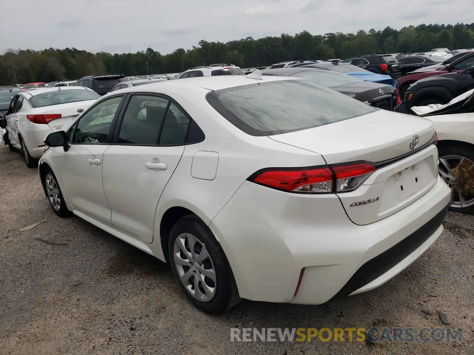 3 Photograph of a damaged car JTDEPRAE3LJ025361 TOYOTA COROLLA 2020