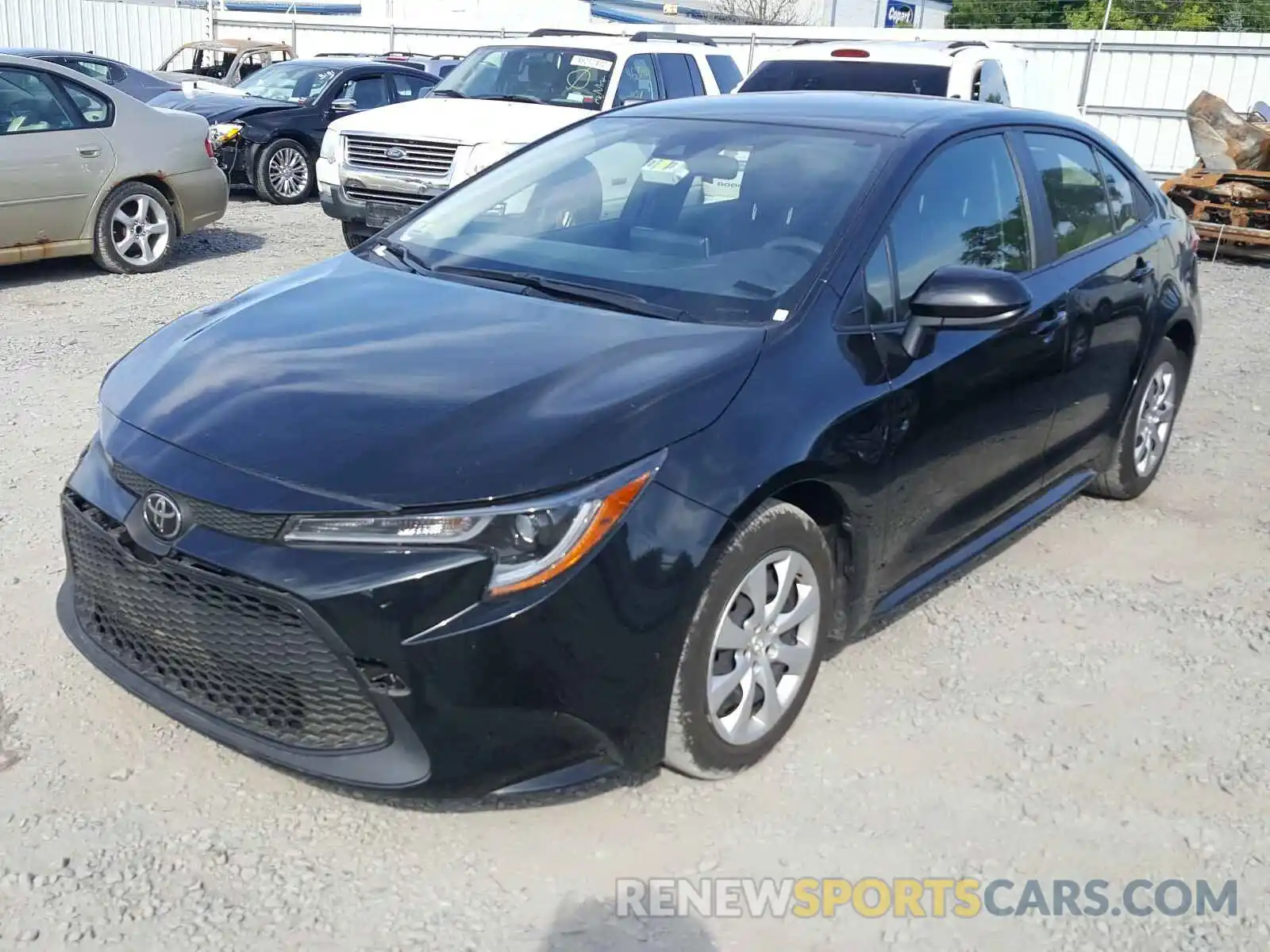 2 Photograph of a damaged car JTDEPRAE3LJ025568 TOYOTA COROLLA 2020