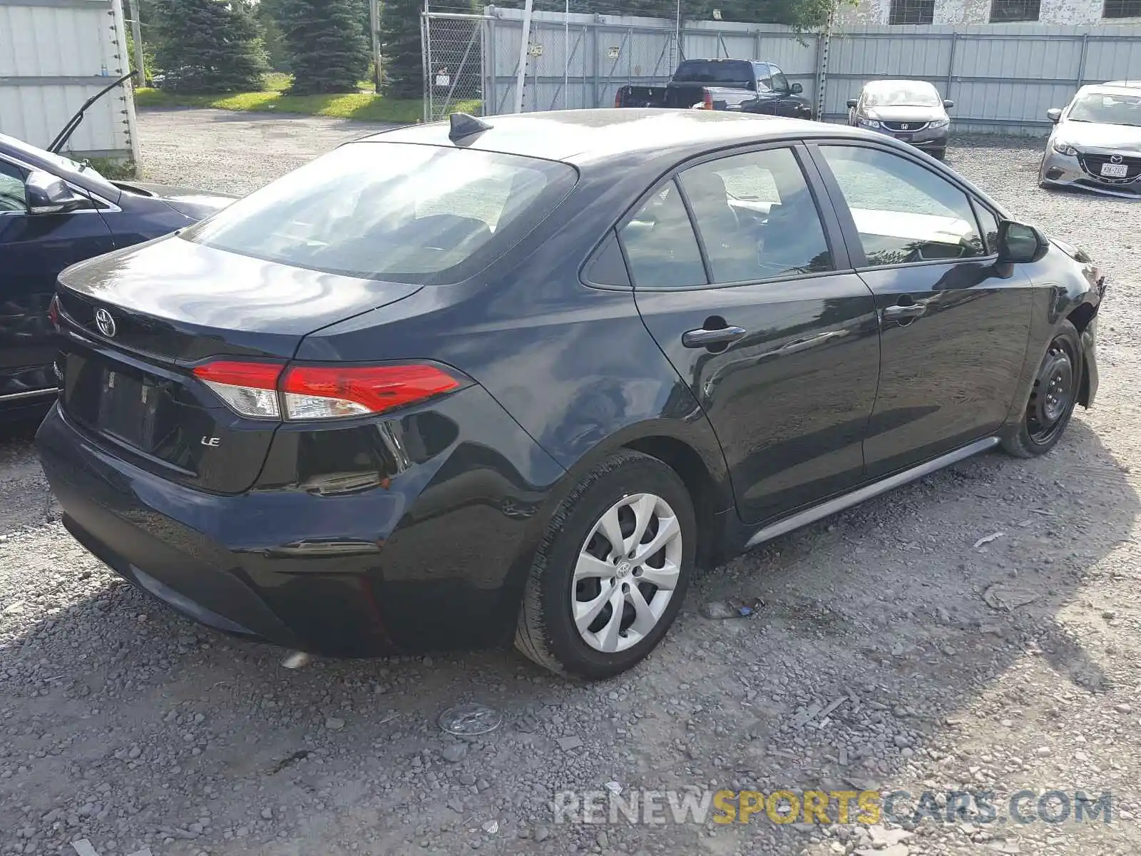 4 Photograph of a damaged car JTDEPRAE3LJ025568 TOYOTA COROLLA 2020