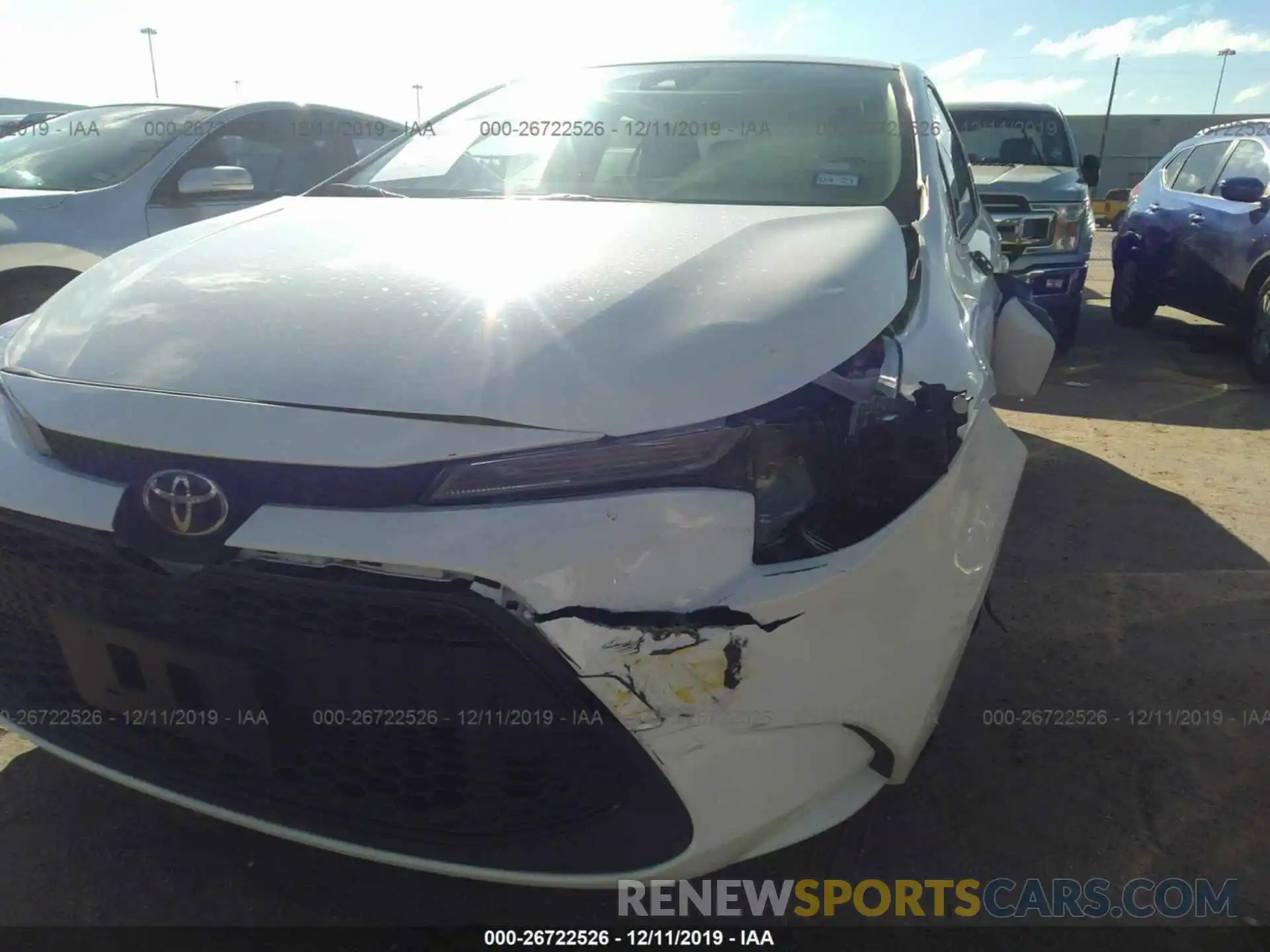 6 Photograph of a damaged car JTDEPRAE3LJ025814 TOYOTA COROLLA 2020