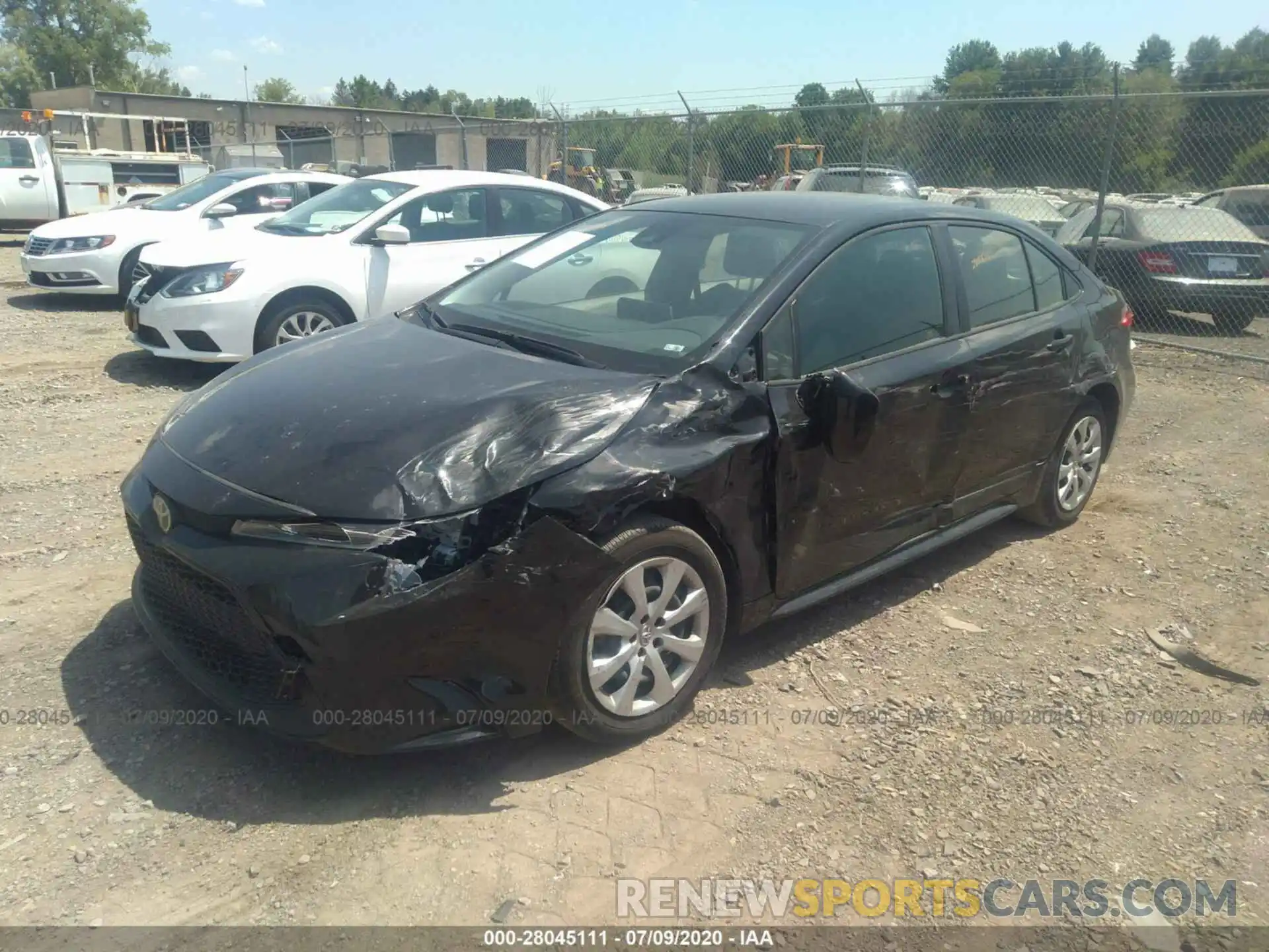 2 Photograph of a damaged car JTDEPRAE3LJ025828 TOYOTA COROLLA 2020