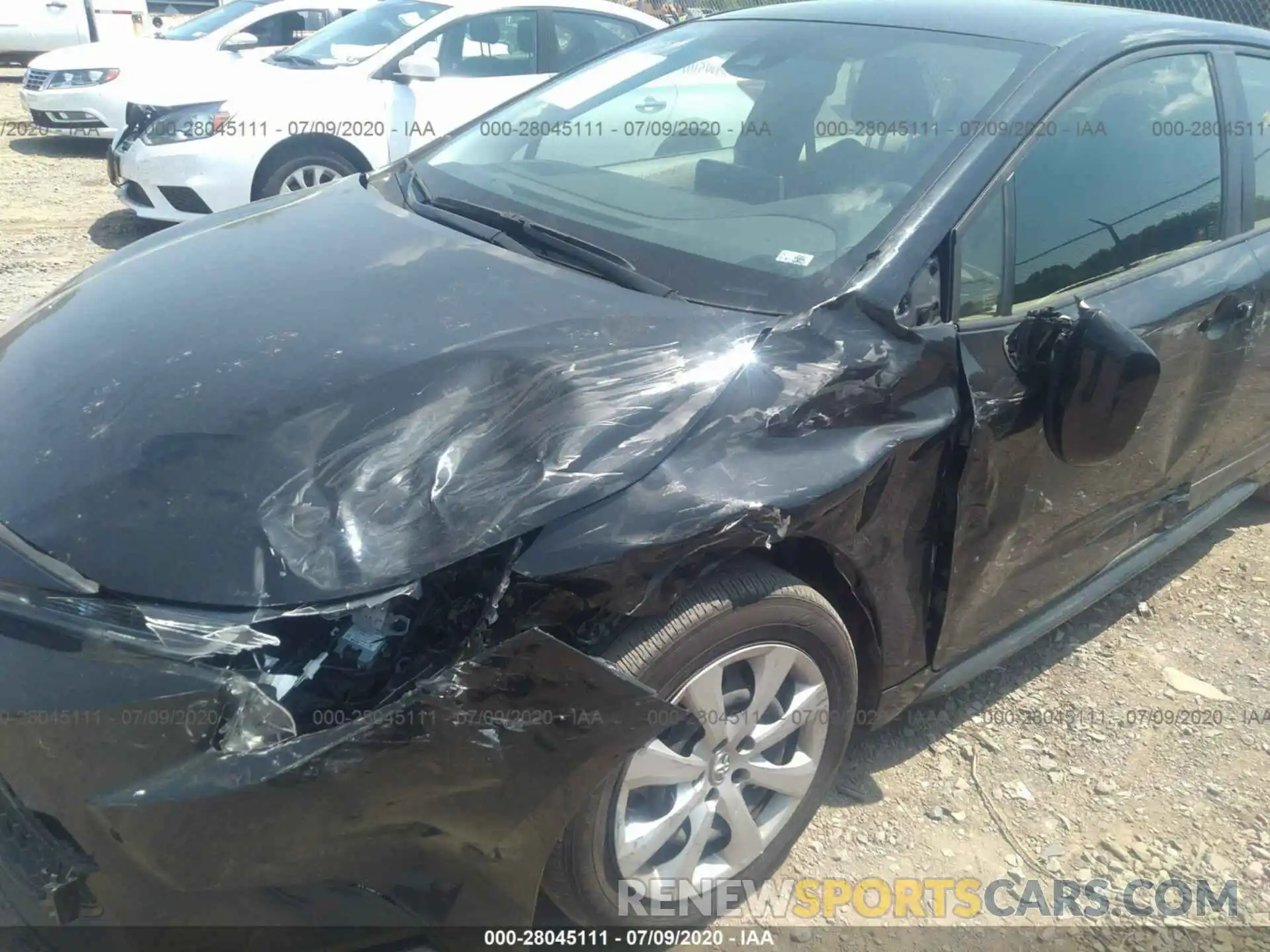 6 Photograph of a damaged car JTDEPRAE3LJ025828 TOYOTA COROLLA 2020