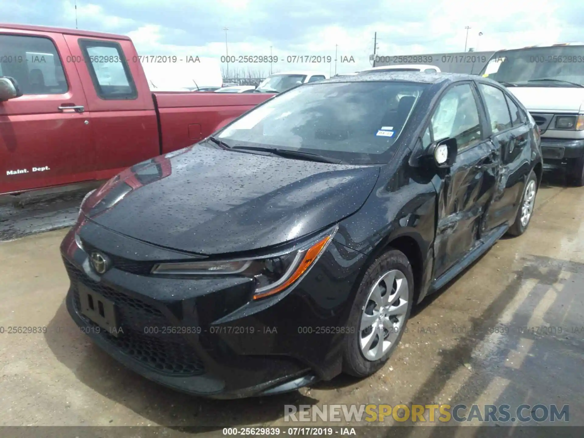 2 Photograph of a damaged car JTDEPRAE3LJ025859 TOYOTA COROLLA 2020