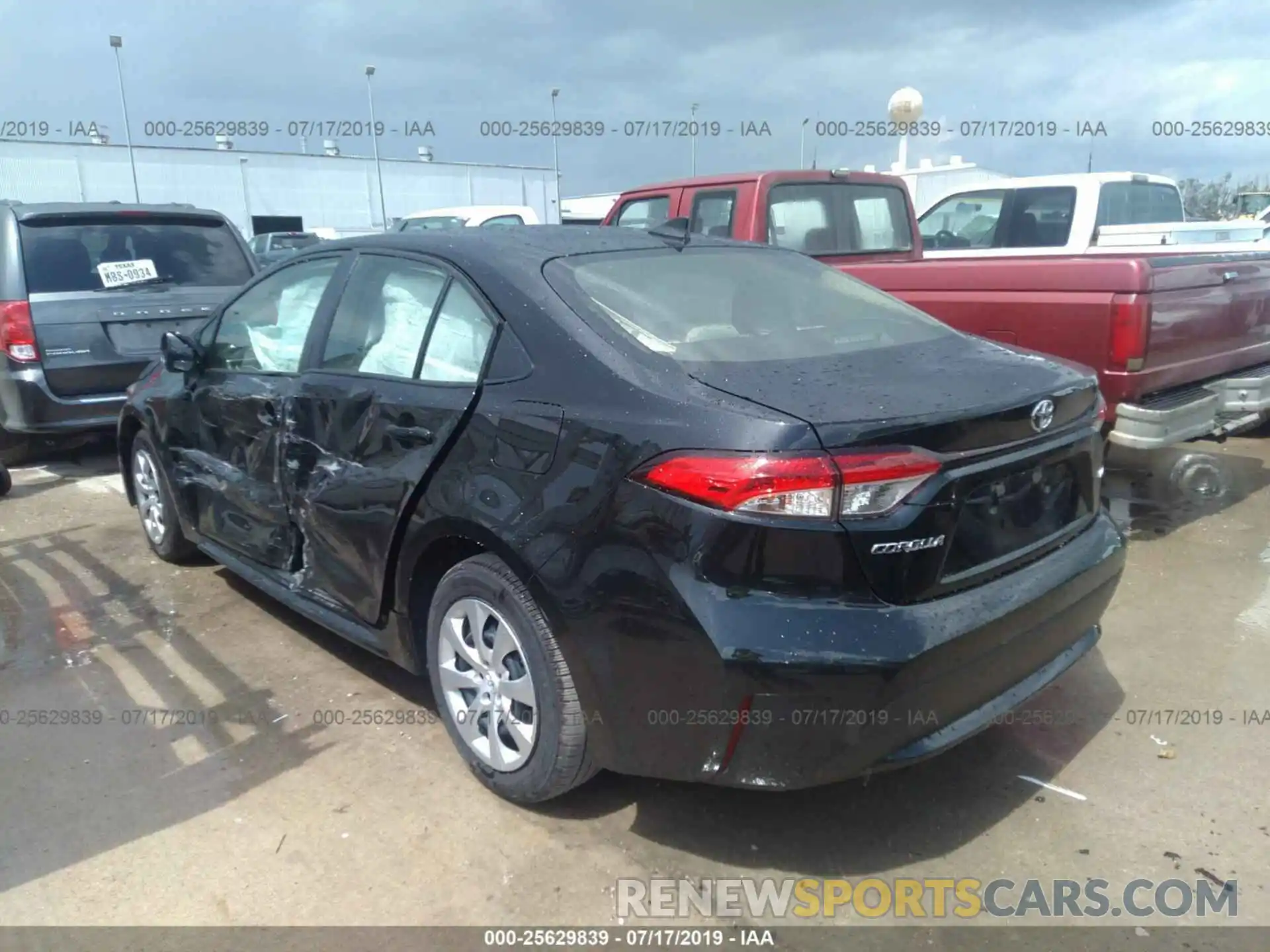 3 Photograph of a damaged car JTDEPRAE3LJ025859 TOYOTA COROLLA 2020