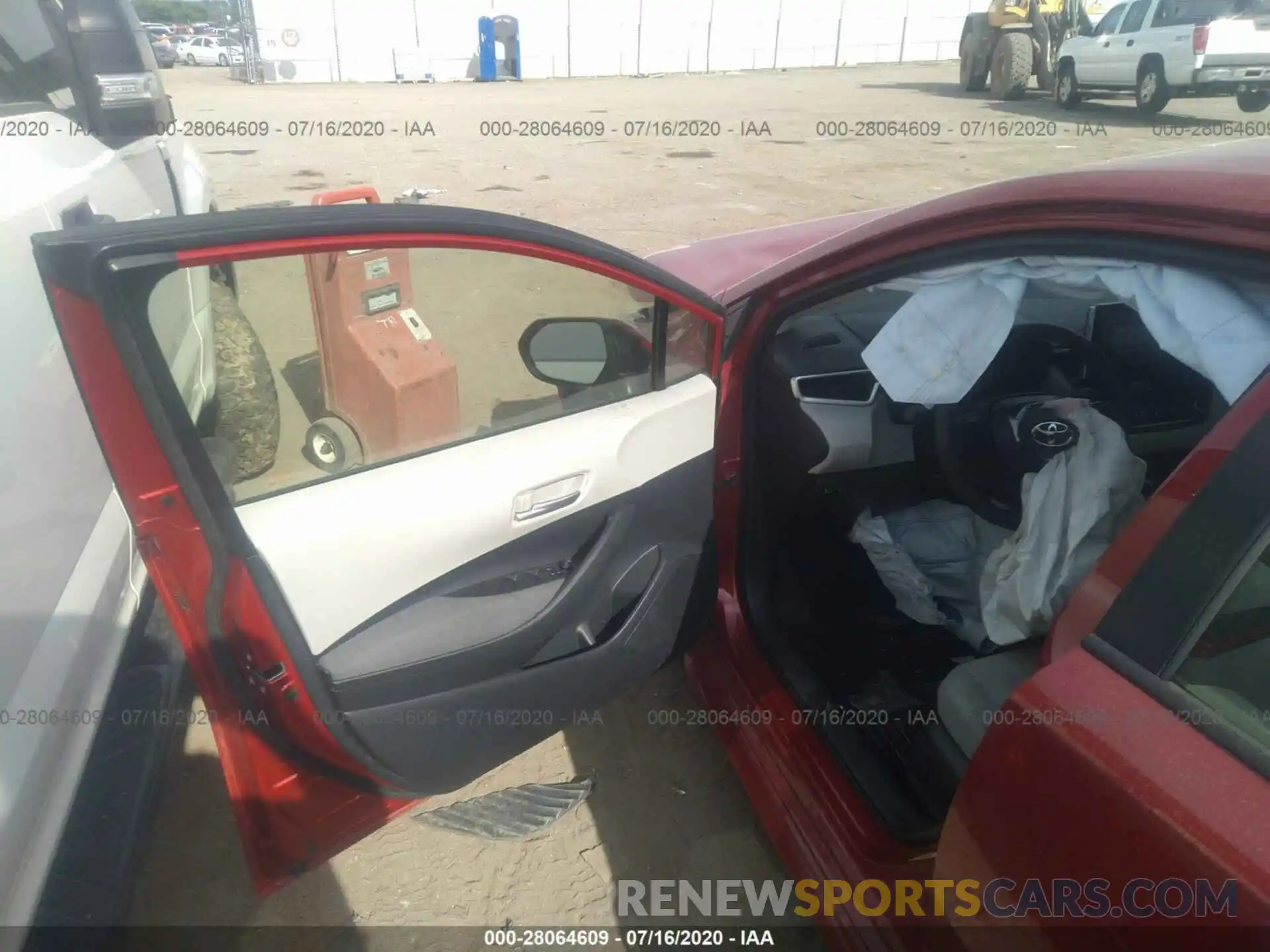 5 Photograph of a damaged car JTDEPRAE3LJ026185 TOYOTA COROLLA 2020