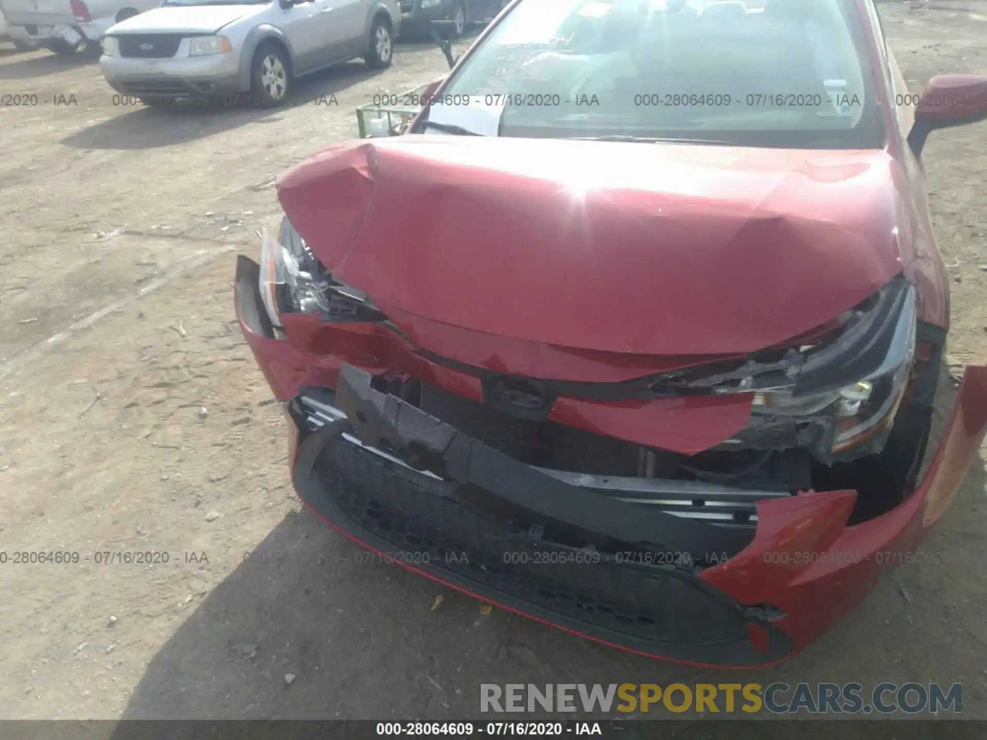 6 Photograph of a damaged car JTDEPRAE3LJ026185 TOYOTA COROLLA 2020