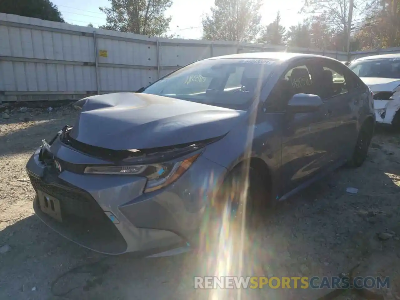 2 Photograph of a damaged car JTDEPRAE3LJ026798 TOYOTA COROLLA 2020