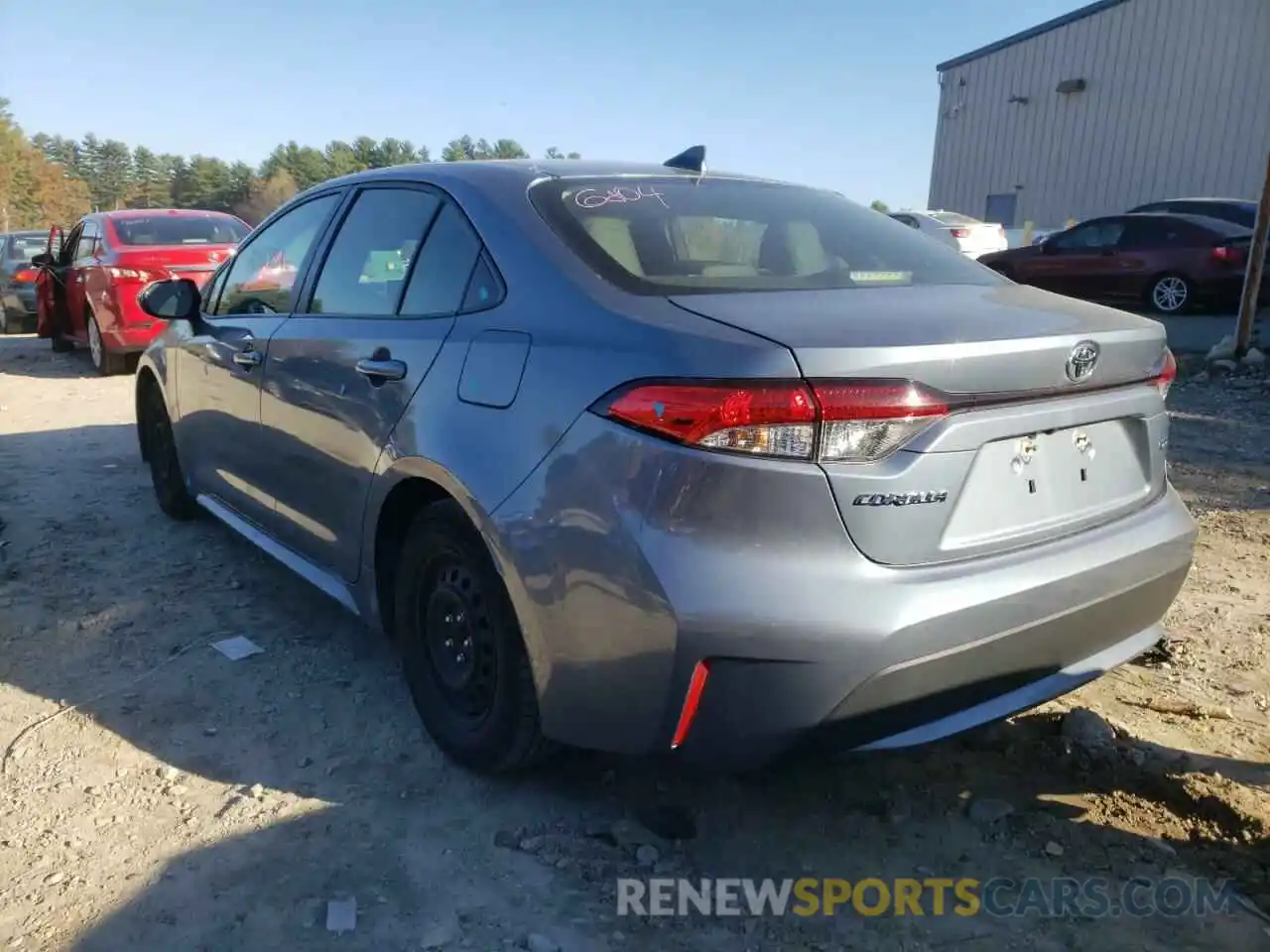 3 Photograph of a damaged car JTDEPRAE3LJ026798 TOYOTA COROLLA 2020