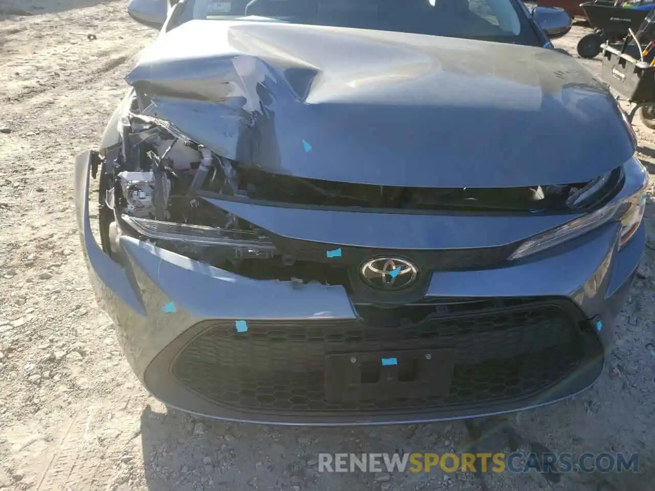 9 Photograph of a damaged car JTDEPRAE3LJ026798 TOYOTA COROLLA 2020