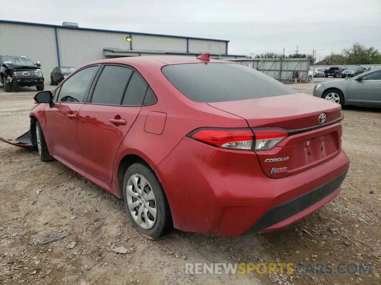 3 Photograph of a damaged car JTDEPRAE3LJ026882 TOYOTA COROLLA 2020