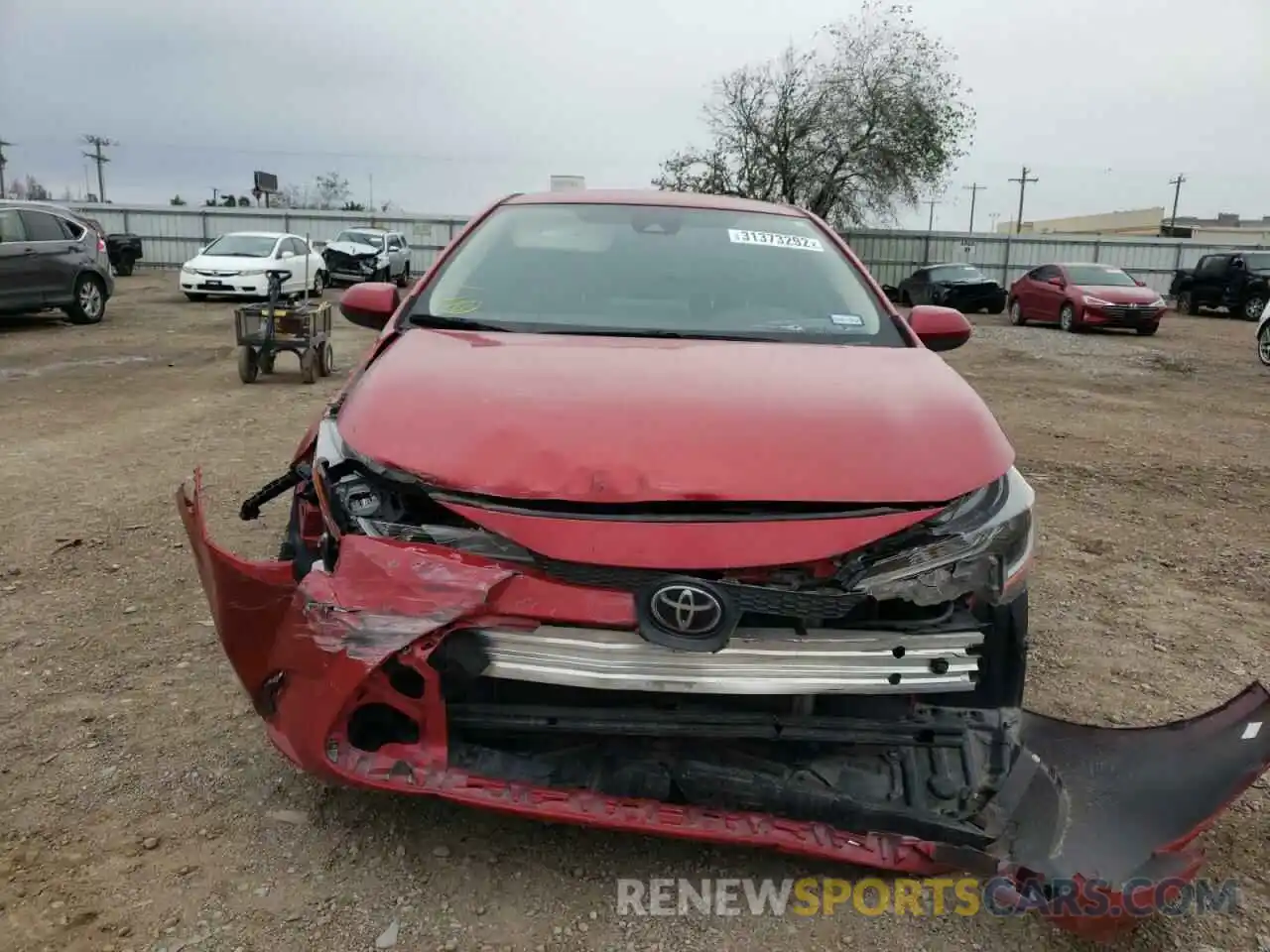 9 Photograph of a damaged car JTDEPRAE3LJ026882 TOYOTA COROLLA 2020