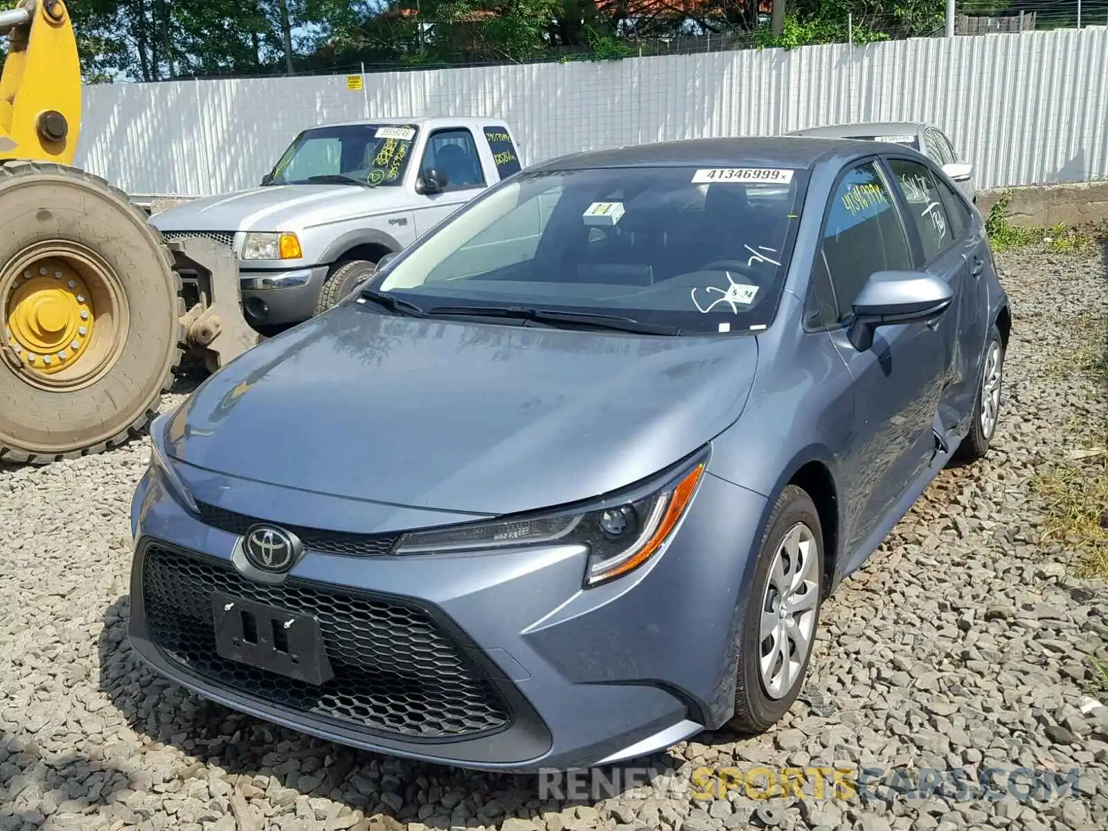 2 Photograph of a damaged car JTDEPRAE3LJ027272 TOYOTA COROLLA 2020