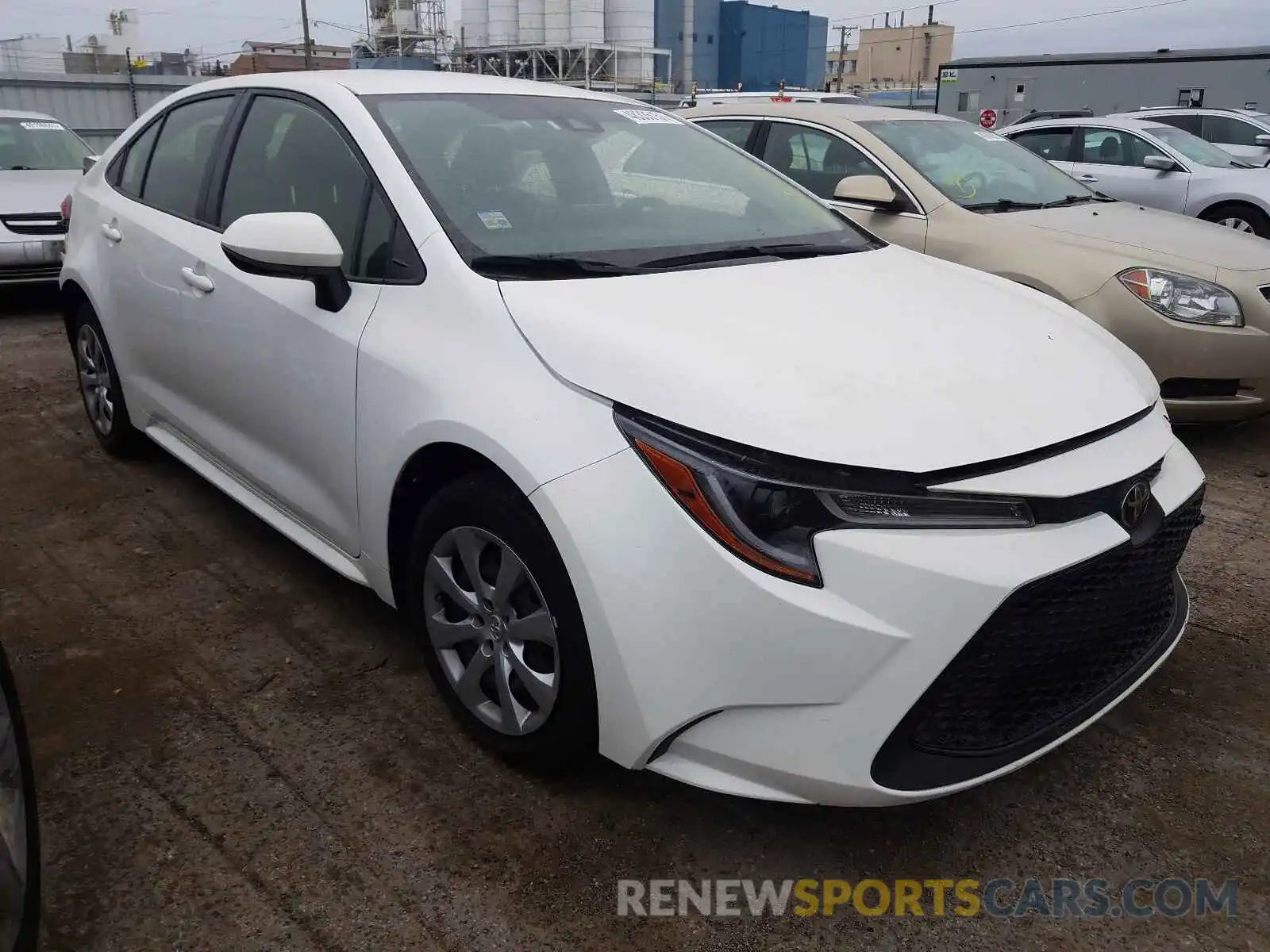 1 Photograph of a damaged car JTDEPRAE3LJ027336 TOYOTA COROLLA 2020