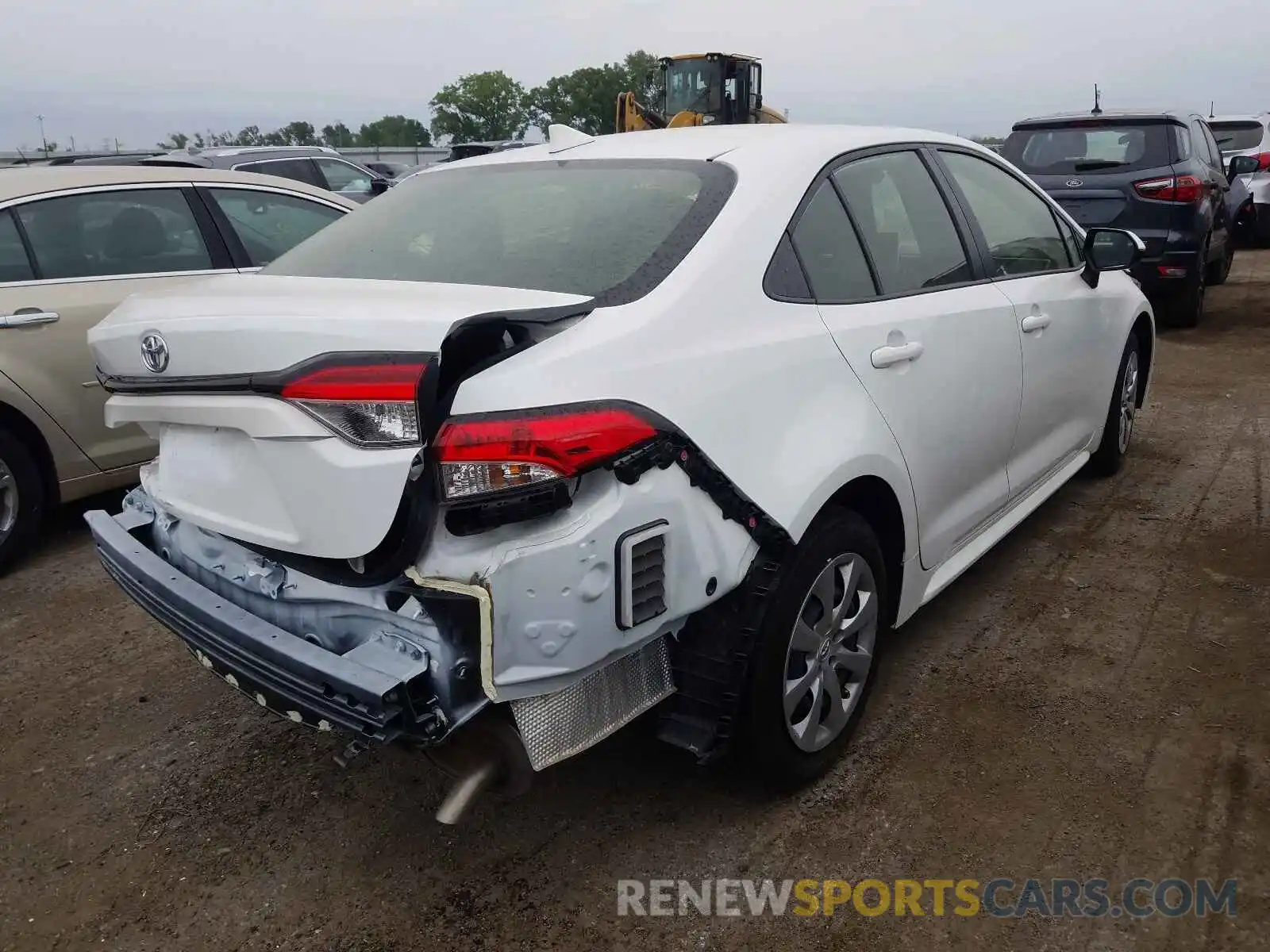 4 Photograph of a damaged car JTDEPRAE3LJ027336 TOYOTA COROLLA 2020