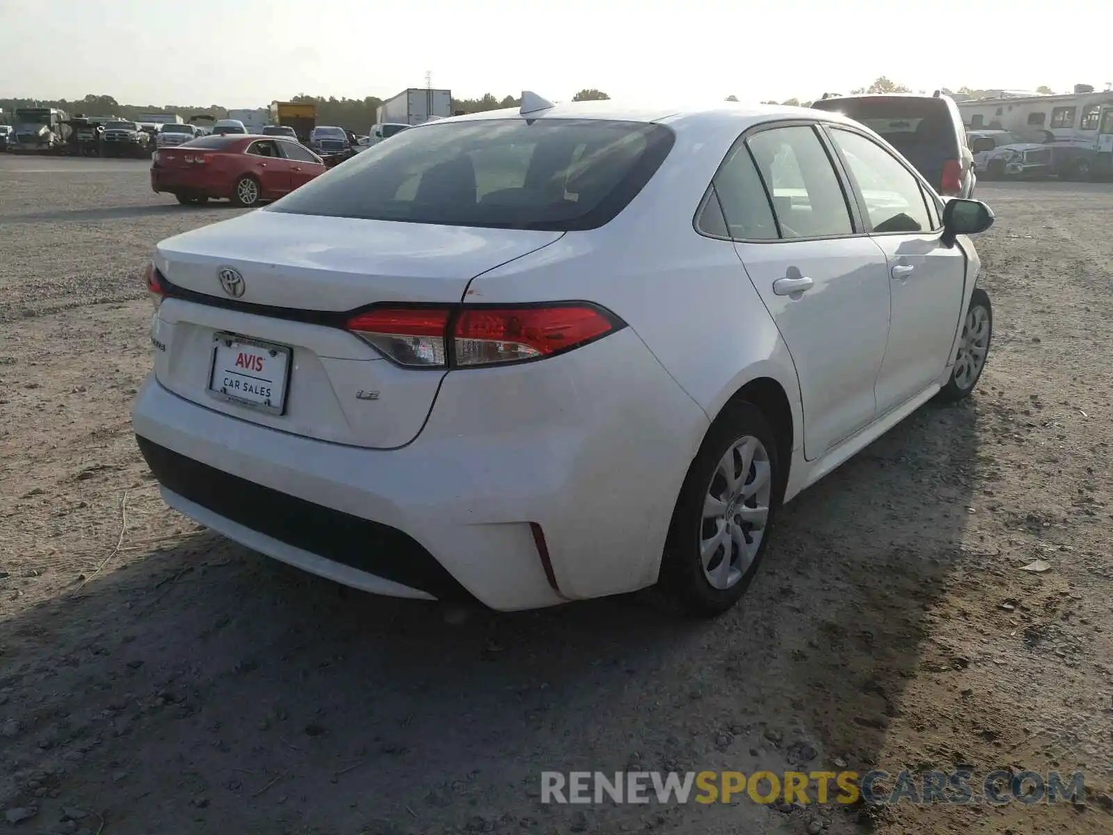 4 Photograph of a damaged car JTDEPRAE3LJ027384 TOYOTA COROLLA 2020