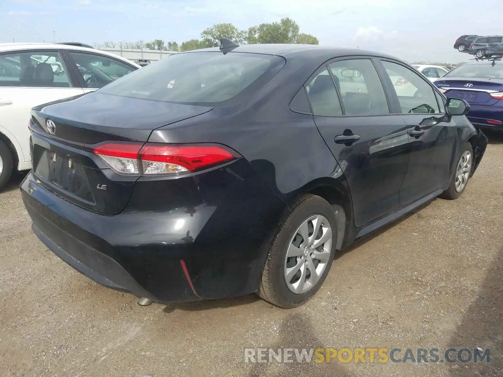 4 Photograph of a damaged car JTDEPRAE3LJ027501 TOYOTA COROLLA 2020