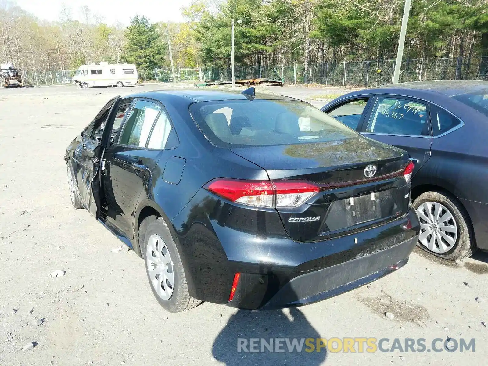 3 Photograph of a damaged car JTDEPRAE3LJ027692 TOYOTA COROLLA 2020