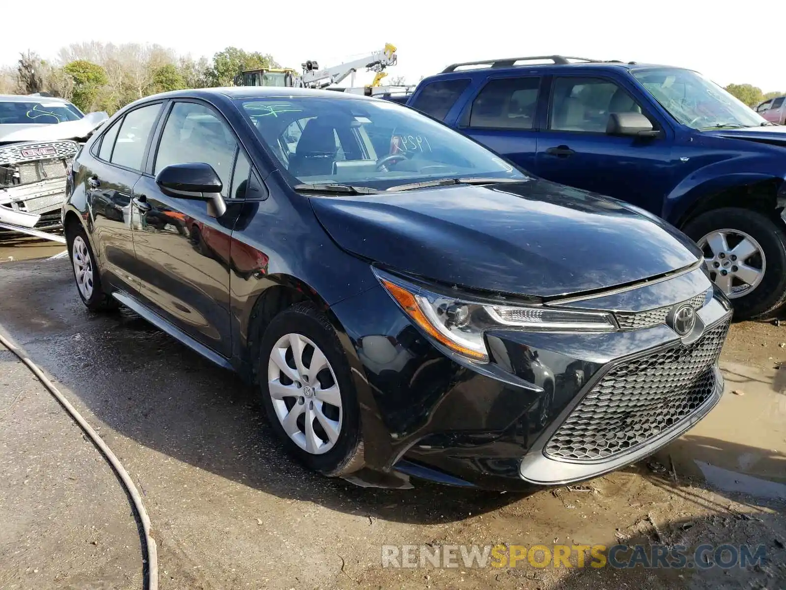 1 Photograph of a damaged car JTDEPRAE3LJ027711 TOYOTA COROLLA 2020