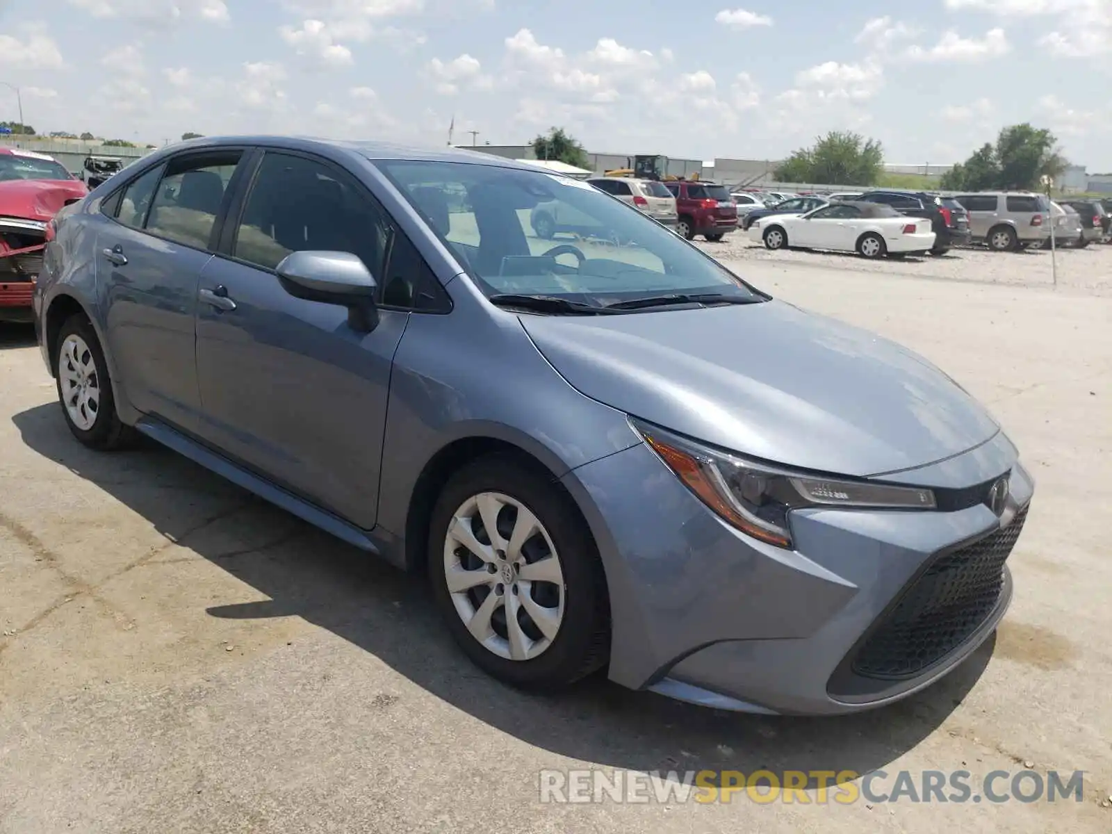 1 Photograph of a damaged car JTDEPRAE3LJ027773 TOYOTA COROLLA 2020