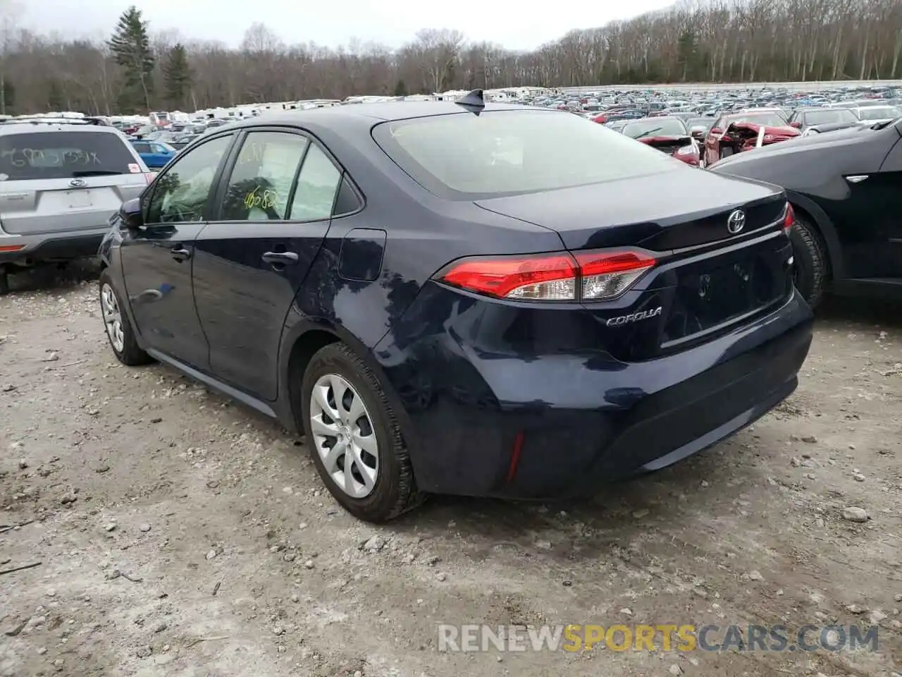 3 Photograph of a damaged car JTDEPRAE3LJ028051 TOYOTA COROLLA 2020