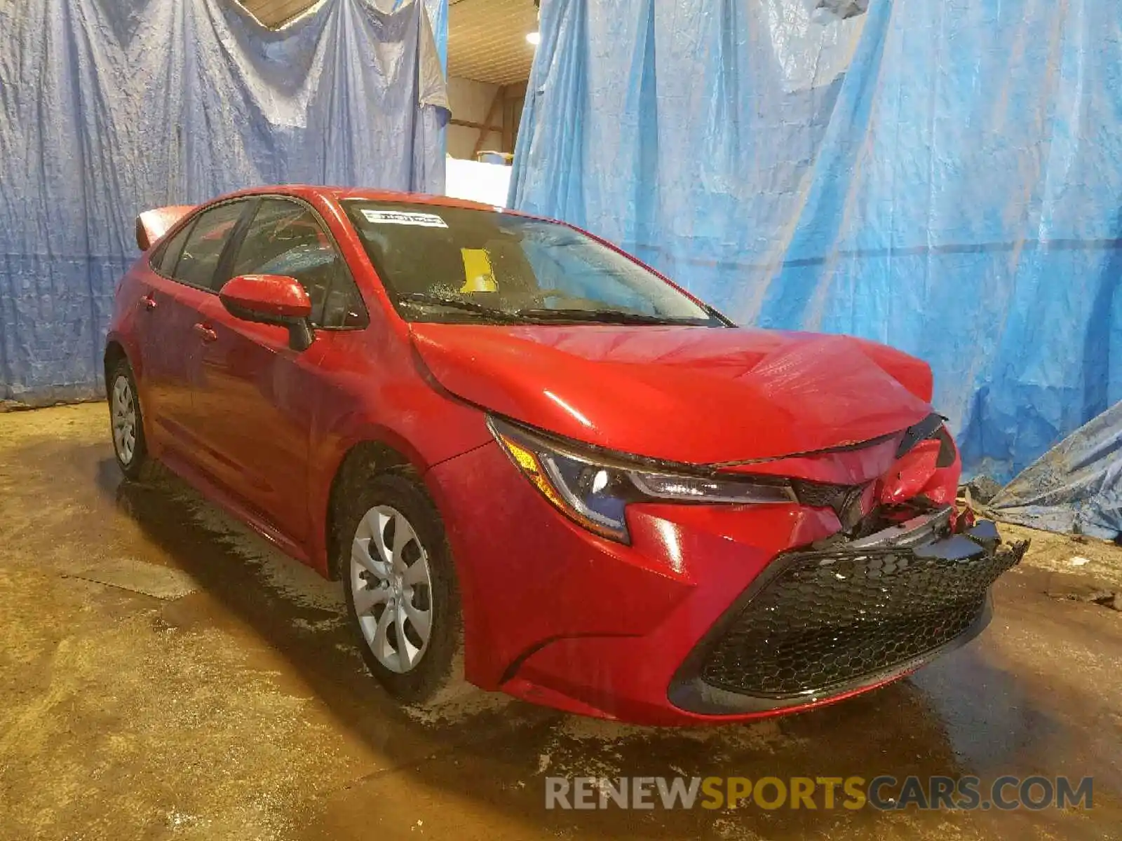 1 Photograph of a damaged car JTDEPRAE3LJ028633 TOYOTA COROLLA 2020