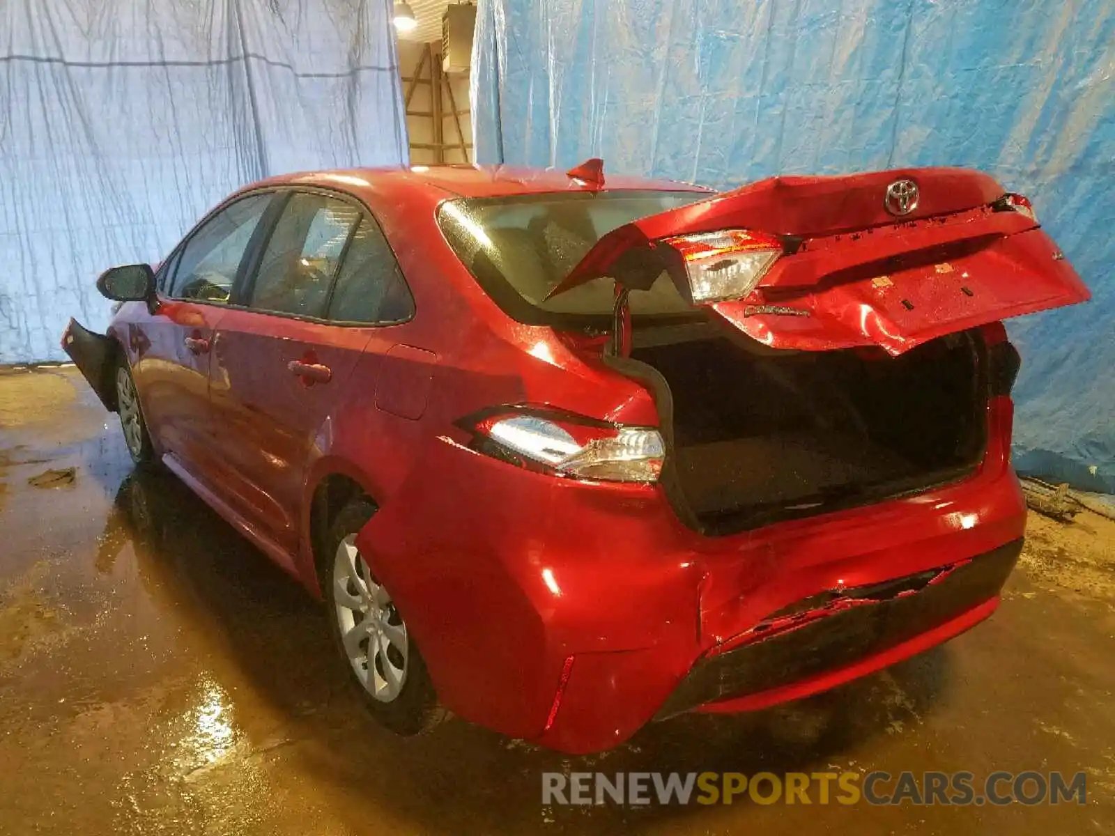 3 Photograph of a damaged car JTDEPRAE3LJ028633 TOYOTA COROLLA 2020