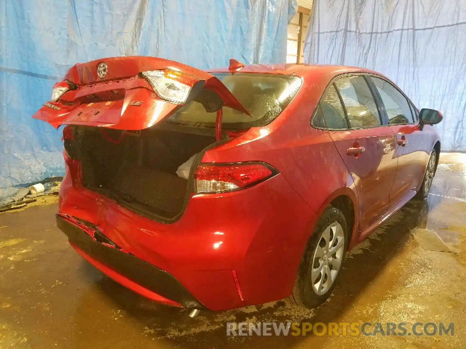 4 Photograph of a damaged car JTDEPRAE3LJ028633 TOYOTA COROLLA 2020