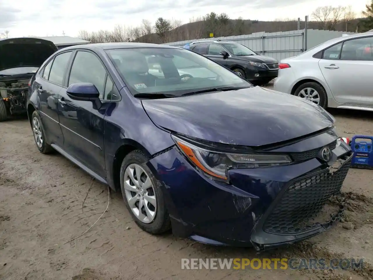 1 Photograph of a damaged car JTDEPRAE3LJ029054 TOYOTA COROLLA 2020