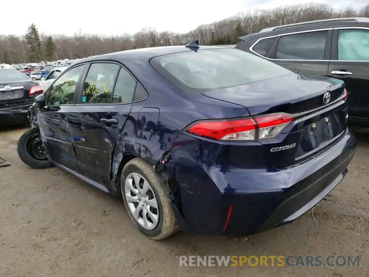 3 Photograph of a damaged car JTDEPRAE3LJ029054 TOYOTA COROLLA 2020