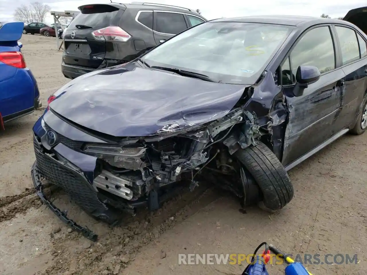 9 Photograph of a damaged car JTDEPRAE3LJ029054 TOYOTA COROLLA 2020