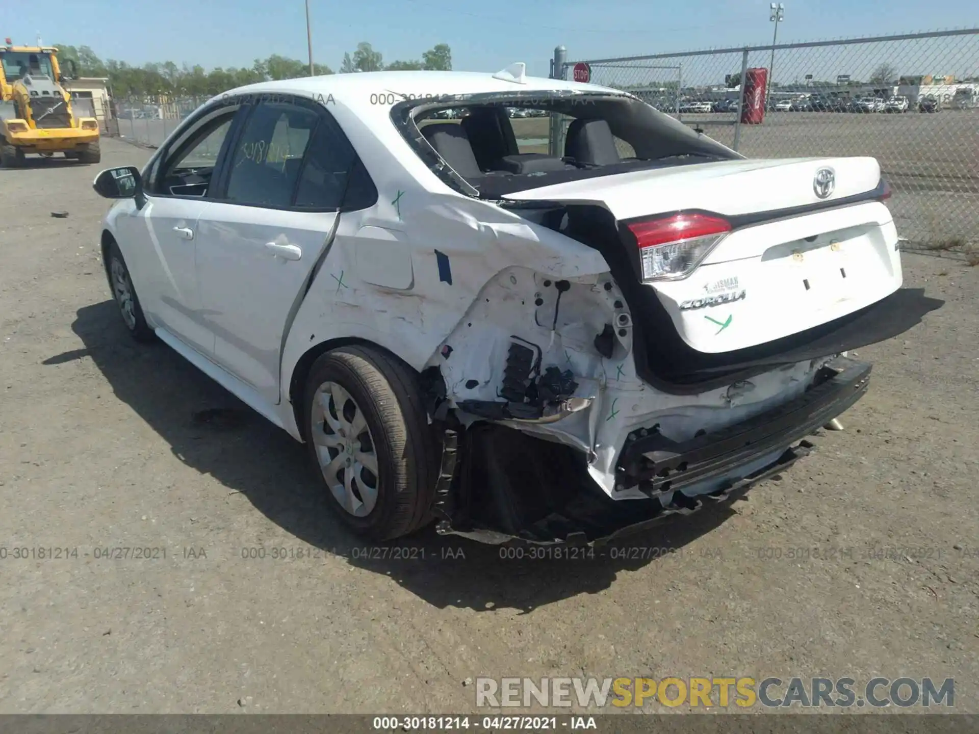 6 Photograph of a damaged car JTDEPRAE3LJ029460 TOYOTA COROLLA 2020