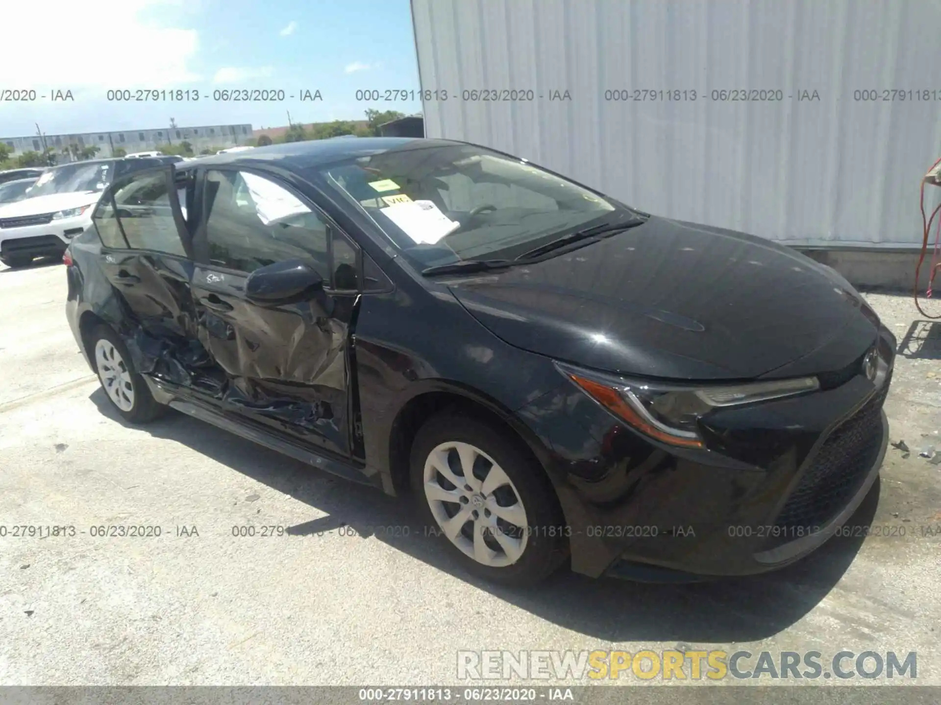 1 Photograph of a damaged car JTDEPRAE3LJ029734 TOYOTA COROLLA 2020