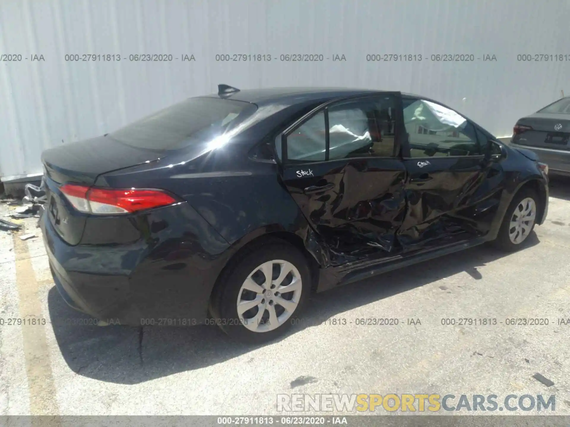 4 Photograph of a damaged car JTDEPRAE3LJ029734 TOYOTA COROLLA 2020