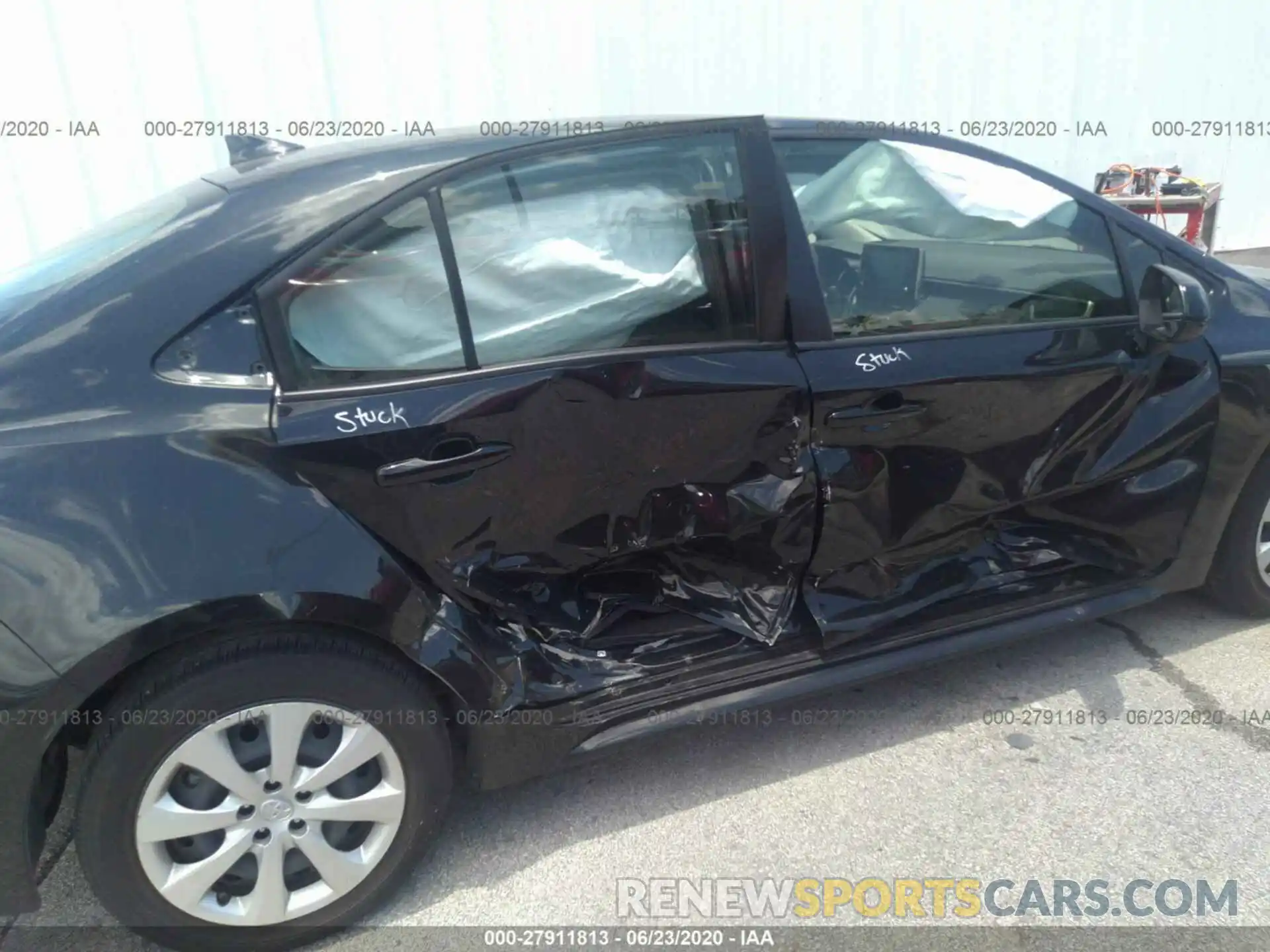 6 Photograph of a damaged car JTDEPRAE3LJ029734 TOYOTA COROLLA 2020