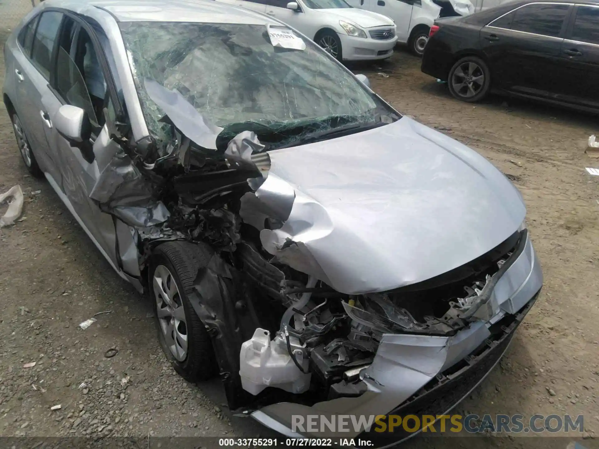 6 Photograph of a damaged car JTDEPRAE3LJ029877 TOYOTA COROLLA 2020