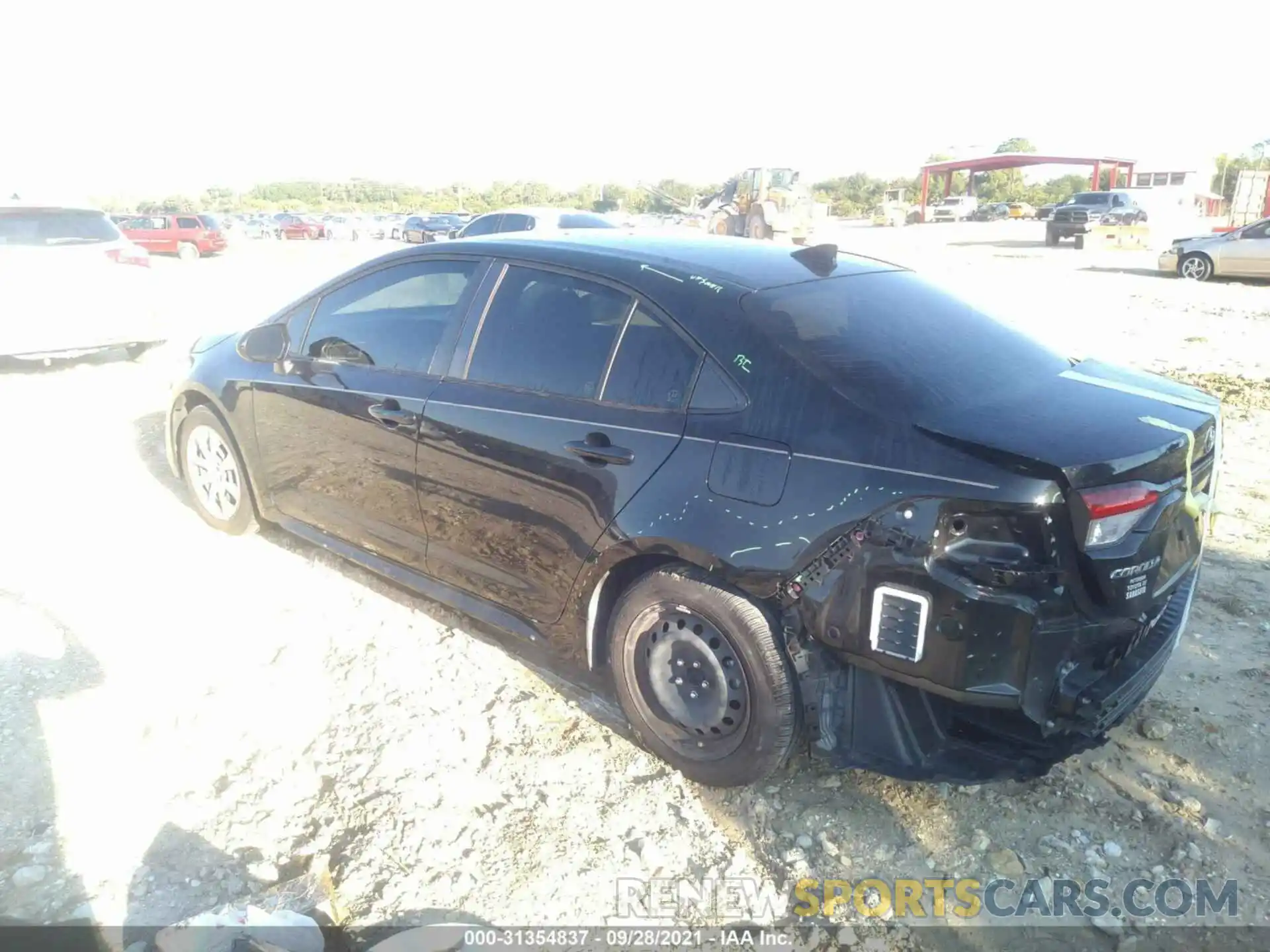 3 Photograph of a damaged car JTDEPRAE3LJ030673 TOYOTA COROLLA 2020