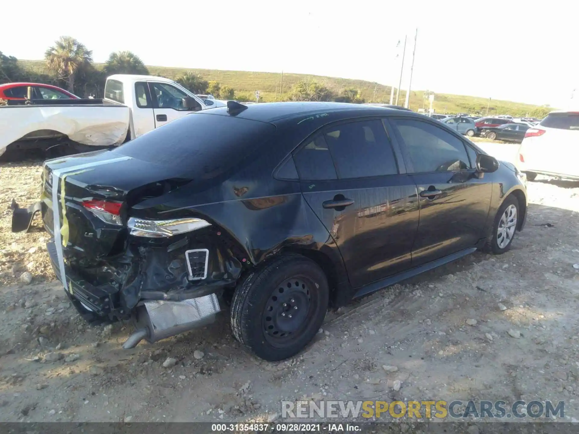 4 Photograph of a damaged car JTDEPRAE3LJ030673 TOYOTA COROLLA 2020