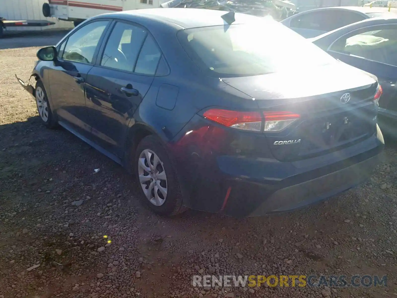 3 Photograph of a damaged car JTDEPRAE3LJ031046 TOYOTA COROLLA 2020