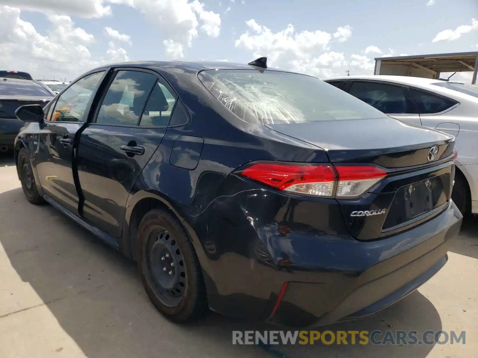 3 Photograph of a damaged car JTDEPRAE3LJ031693 TOYOTA COROLLA 2020