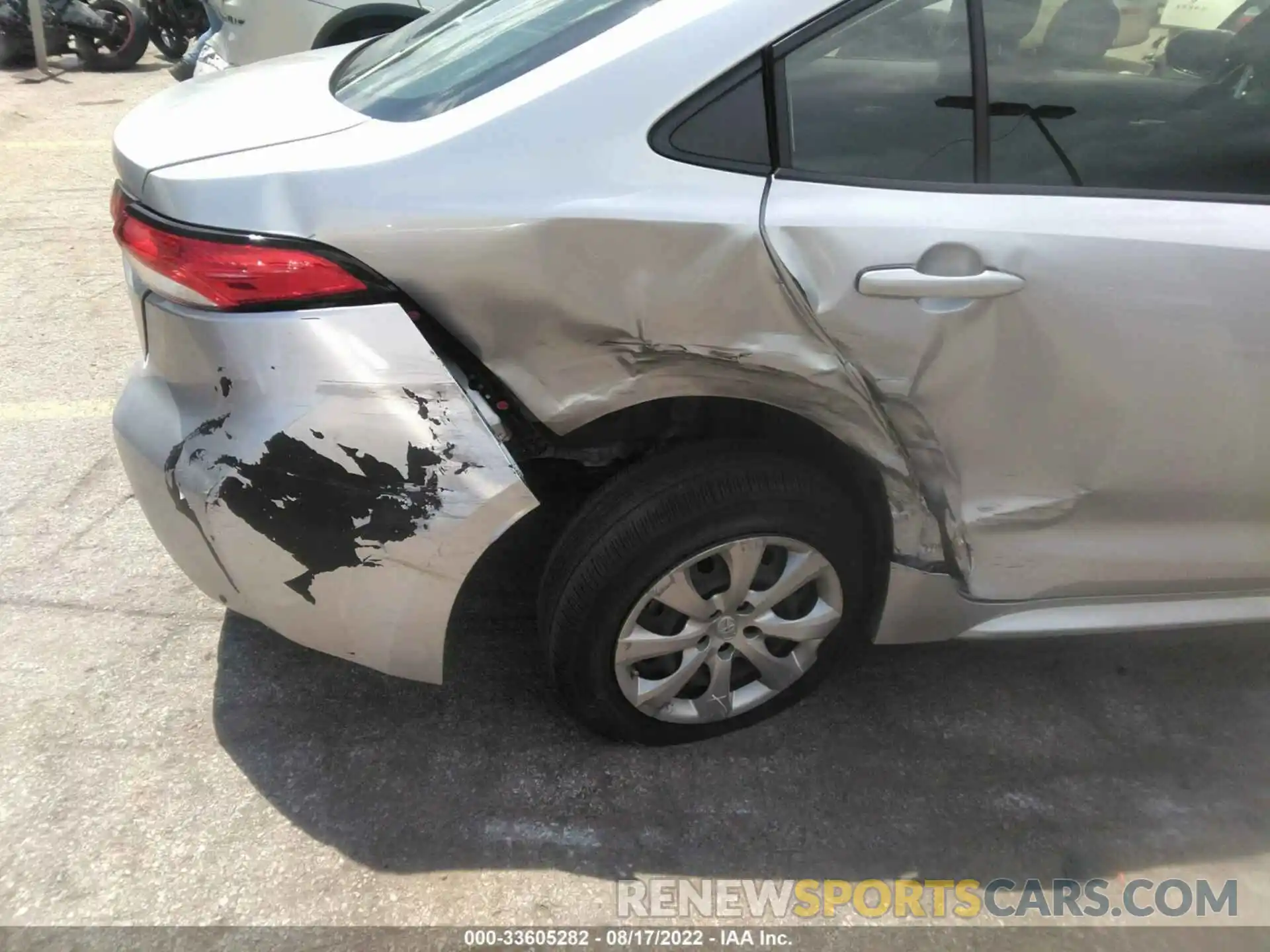 6 Photograph of a damaged car JTDEPRAE3LJ031712 TOYOTA COROLLA 2020