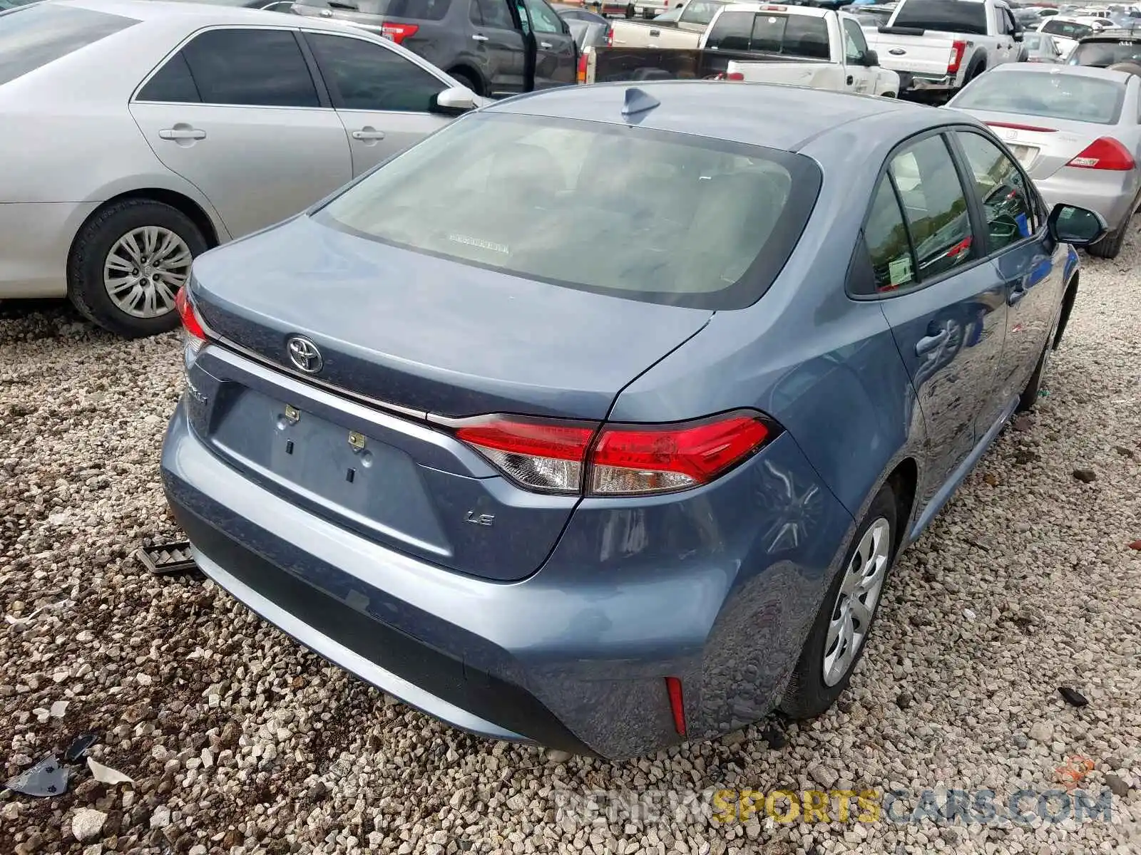 4 Photograph of a damaged car JTDEPRAE3LJ031922 TOYOTA COROLLA 2020